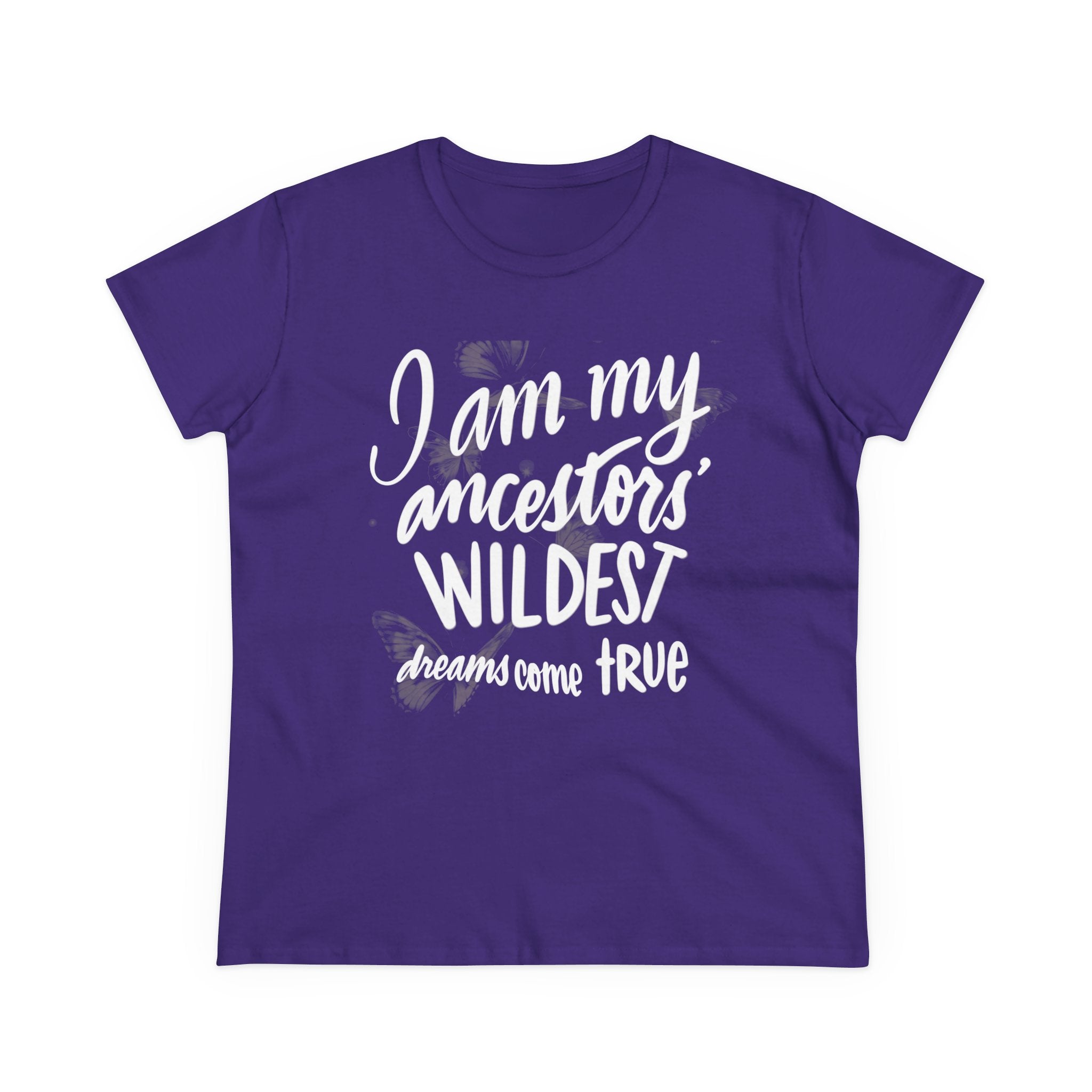 Empowering Women's Midweight Cotton Tee - Ancestors' Dreams Design
