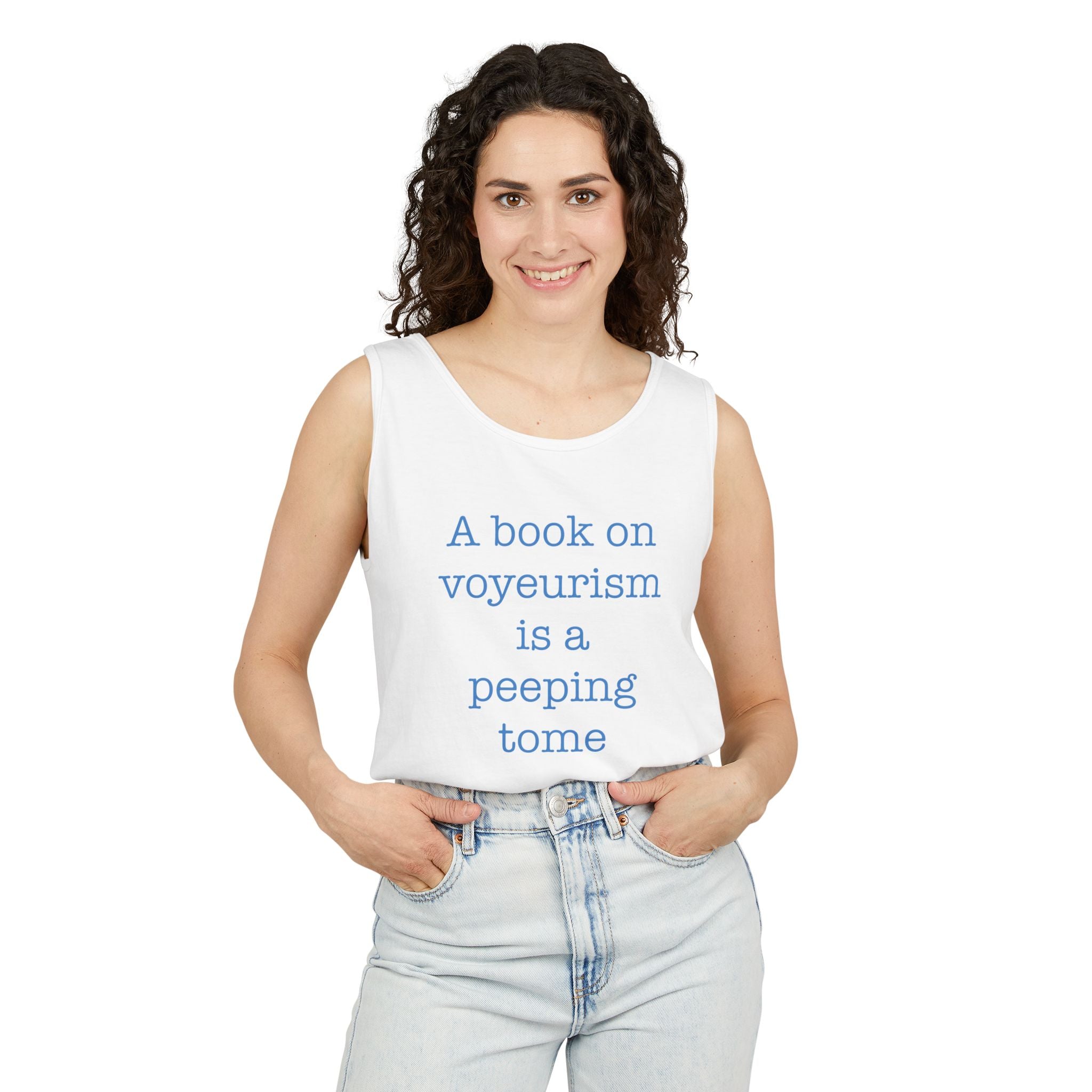 Funny Literary Quote Unisex Tank Top - Perfect for Book Lovers