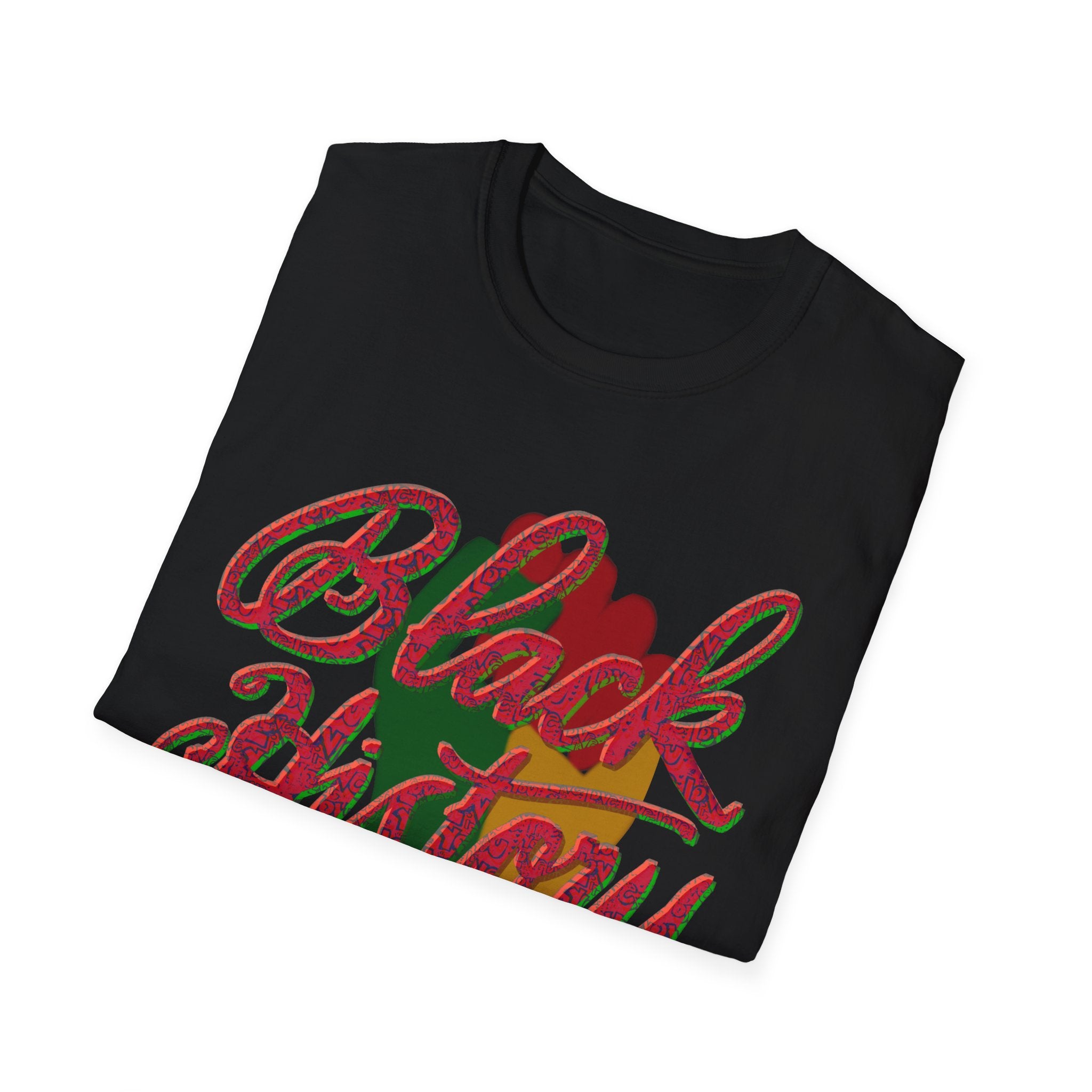 Black History Month Calligraphy T-Shirt