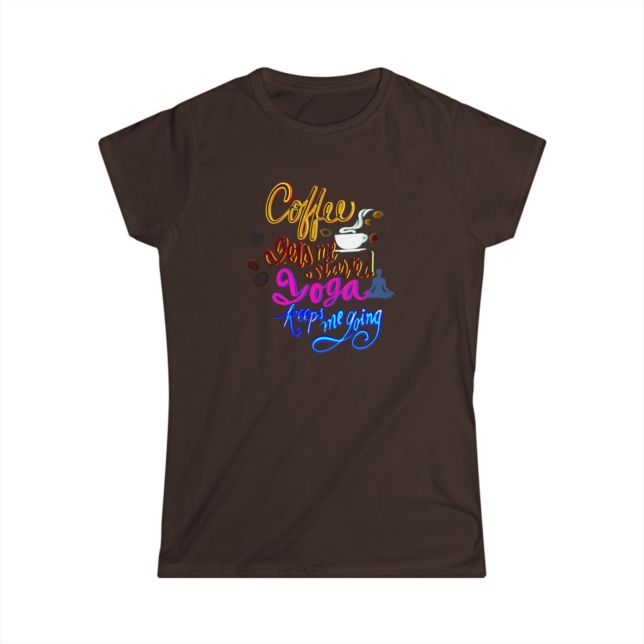 COFFEE AND YOGA Women's Tee