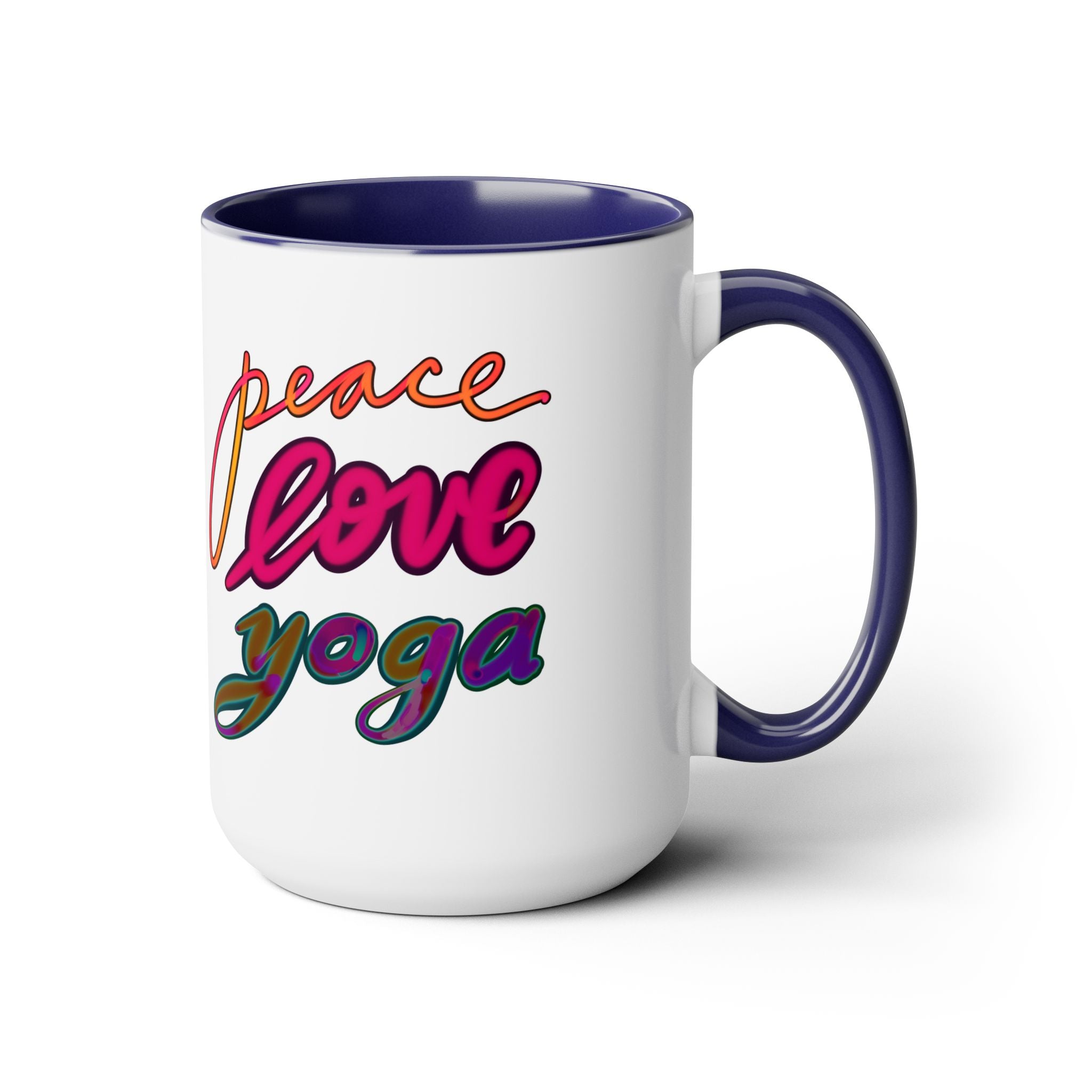 PEACE LOVE YOGA, 15oz