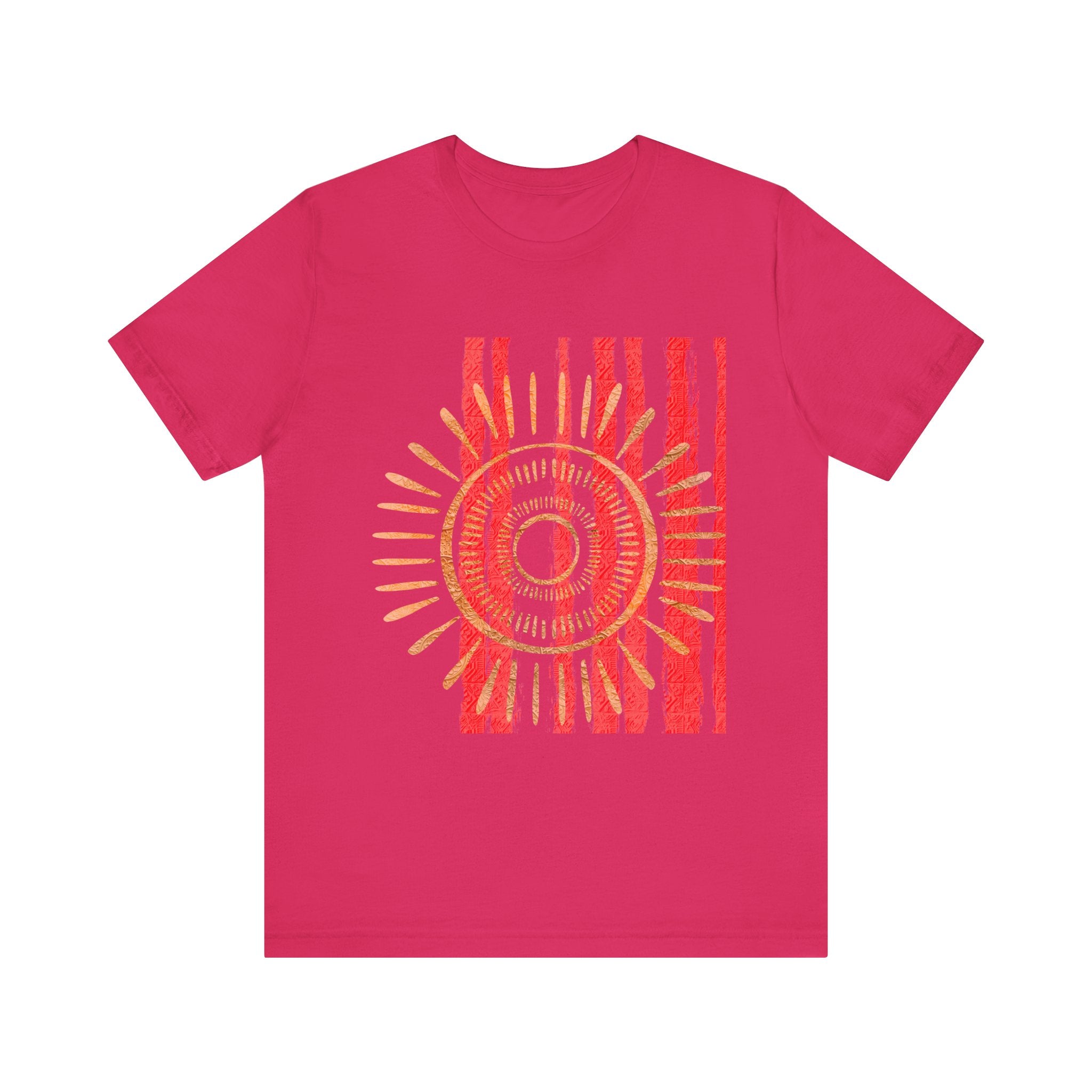 Sunrise Vibes Unisex Jersey Short Sleeve Tee - Bright Summer Graphic Design