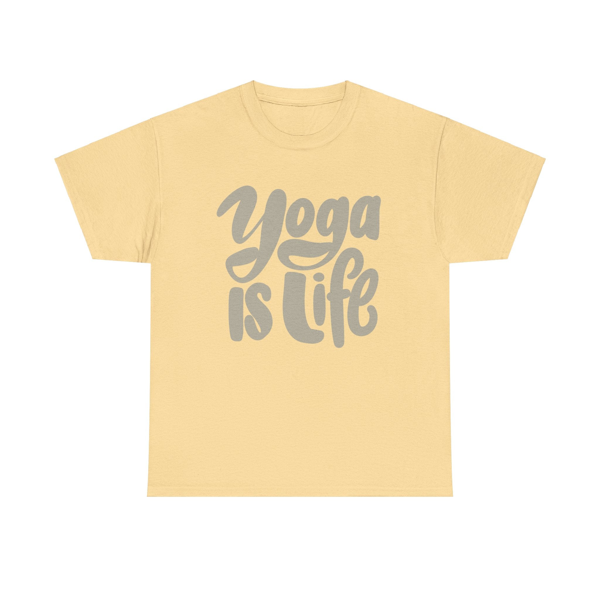 YOGA IS LIFE Unisex Heavy Cotton Tee