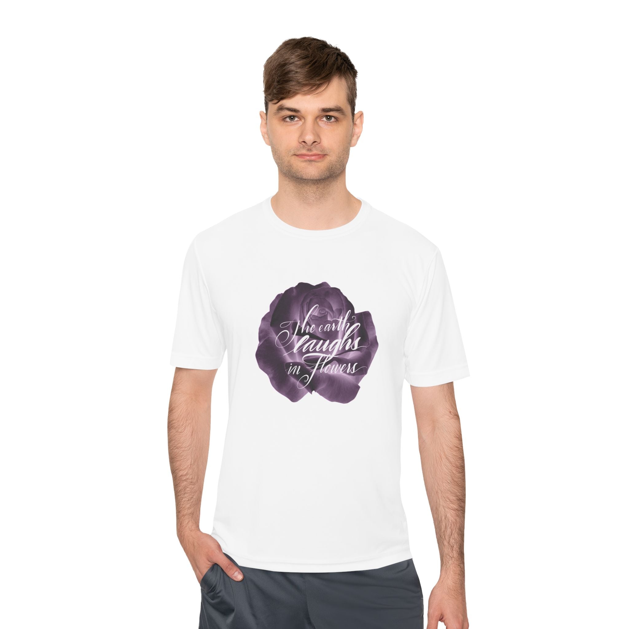 Floral Inspirational Unisex Moisture-Wicking Tee - Perfect for Everyday Comfort