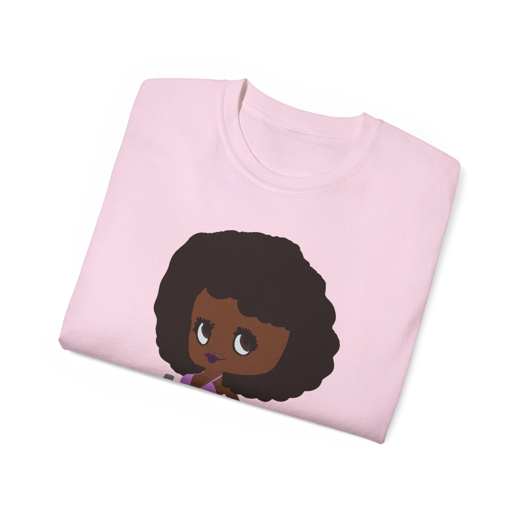 BETTINA WITH CELL PHONE Unisex Ultra Cotton Tee