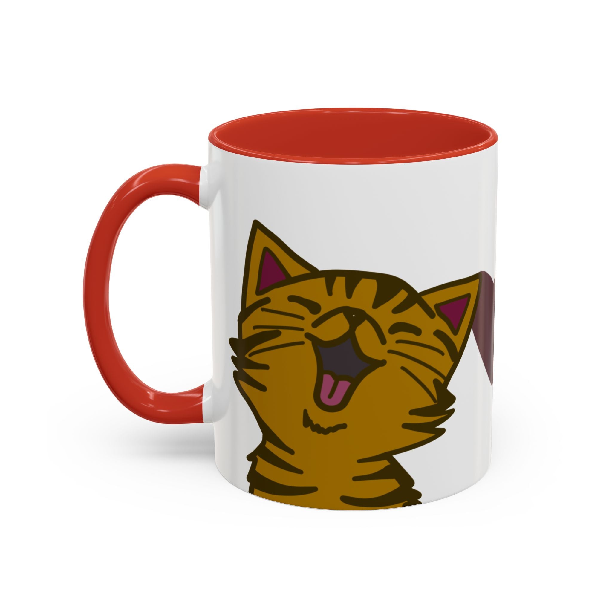 BEST CAT DAD EVER Accent Coffee Mug (11 oz)