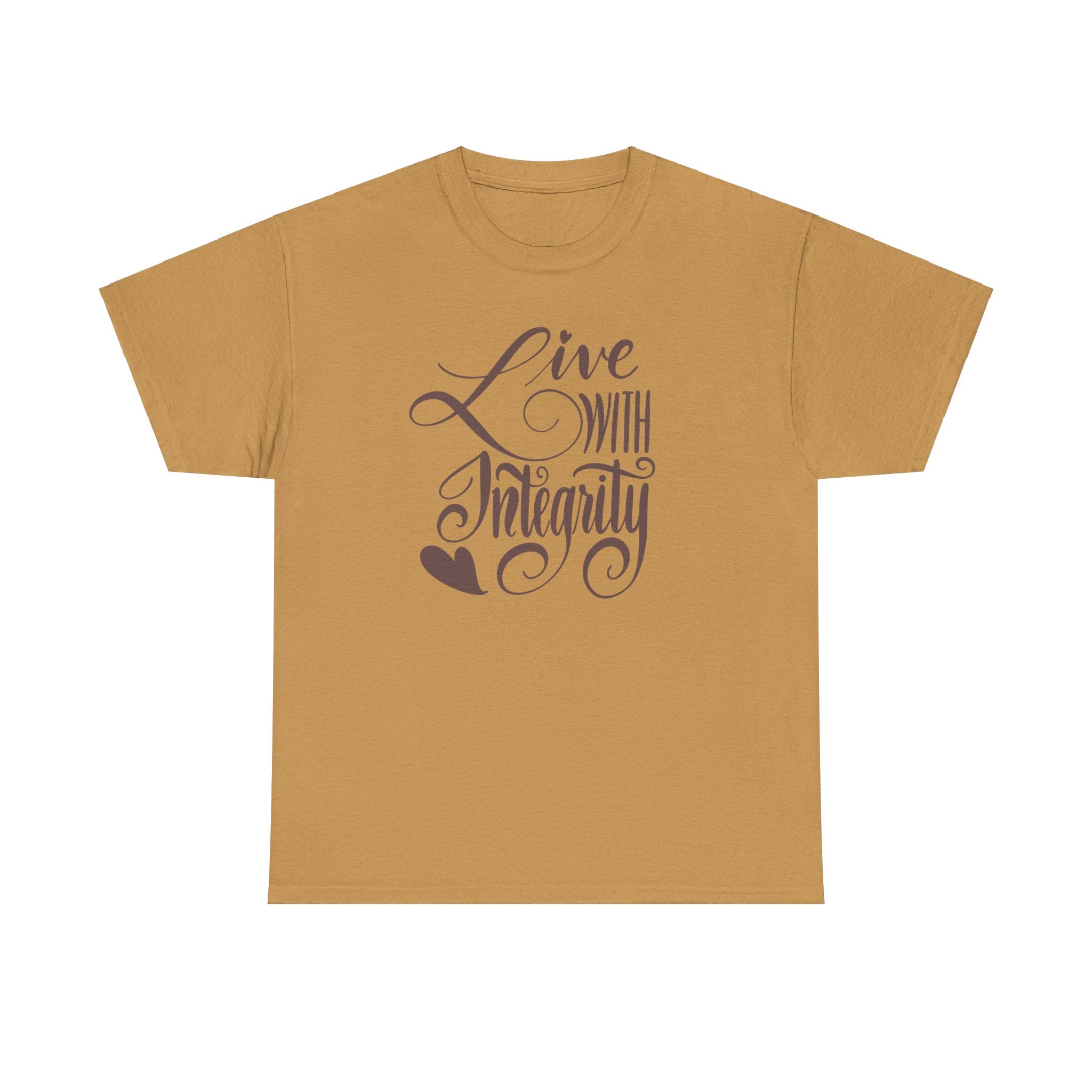 LIVE WITH INTEGRITY Unisex Heavy Cotton Tee