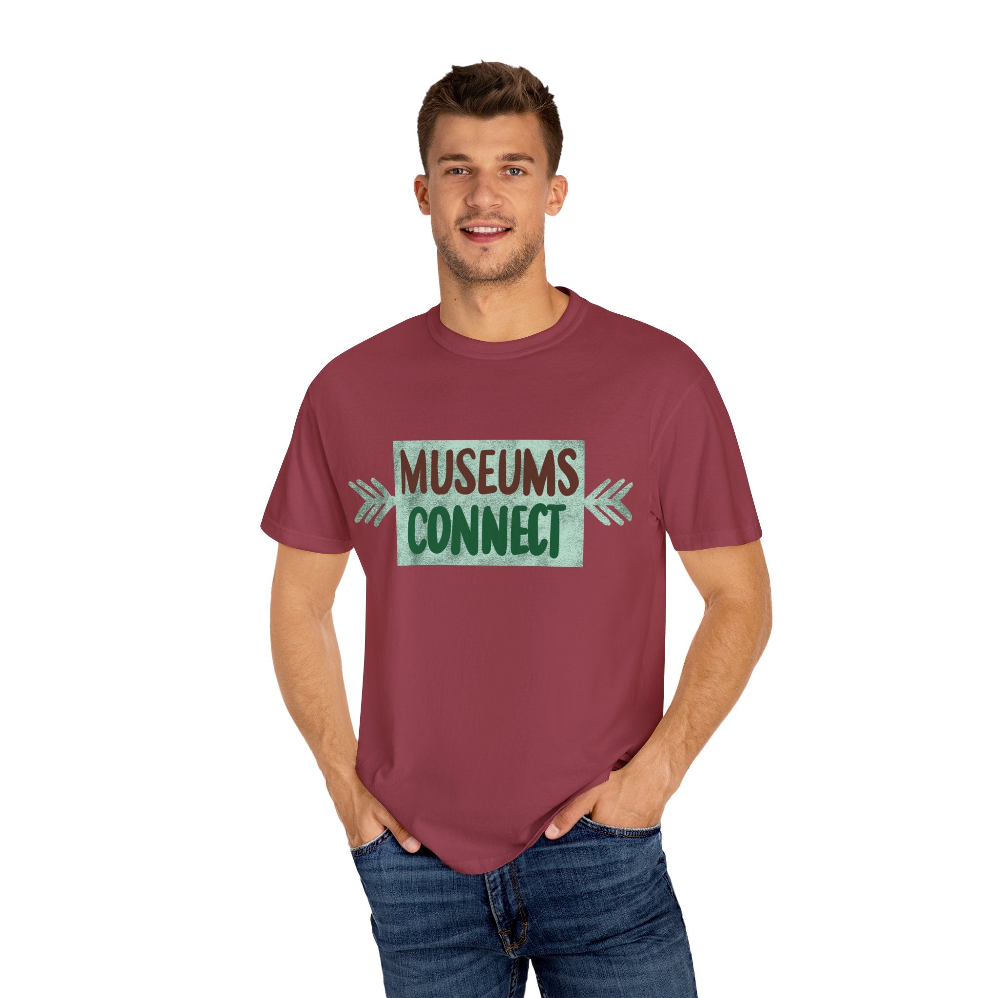 MUSEUMS CONNECT Unisex Garment-Dyed T-shirt