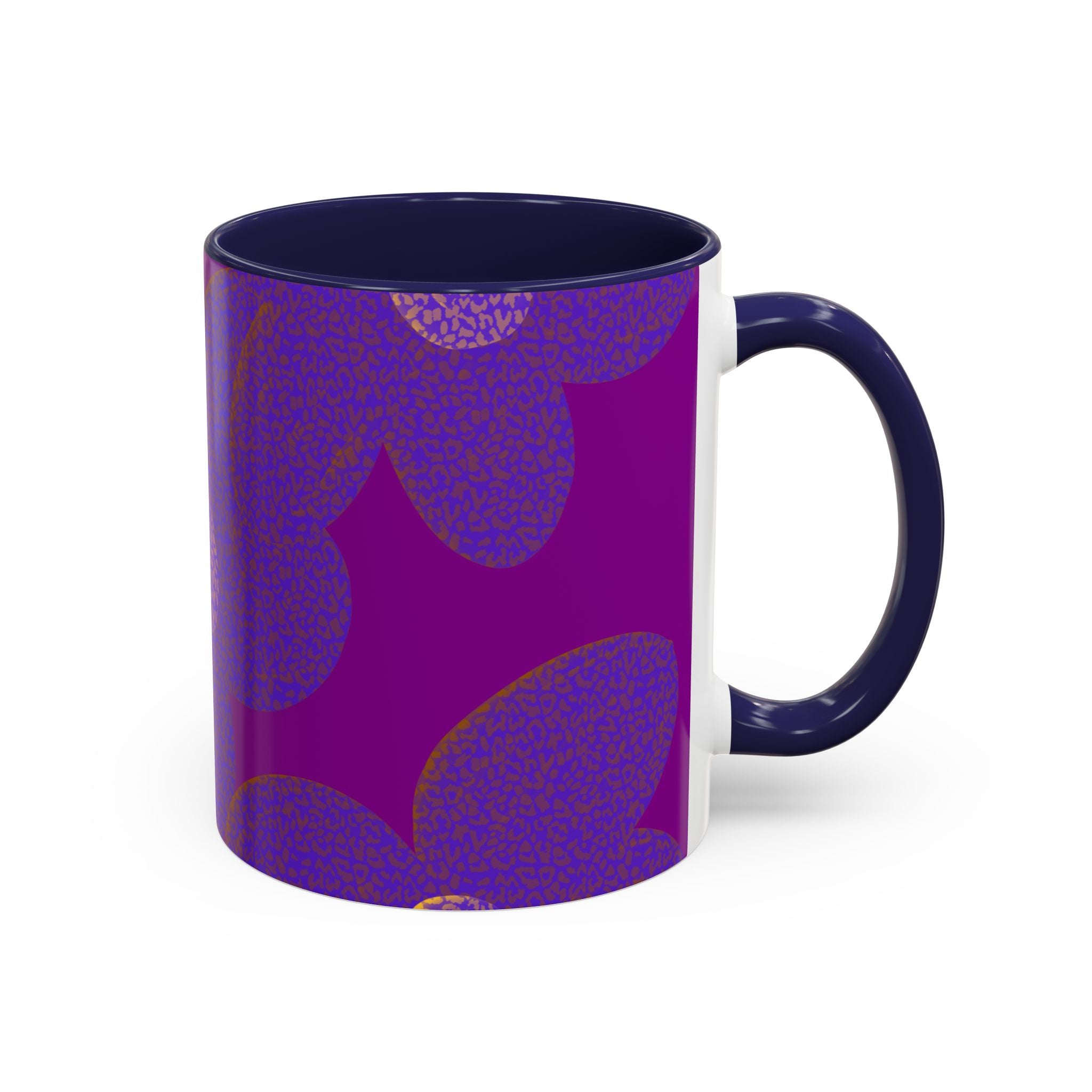 PURPLE FLOWER POWER 11 oz  Coffee Mug