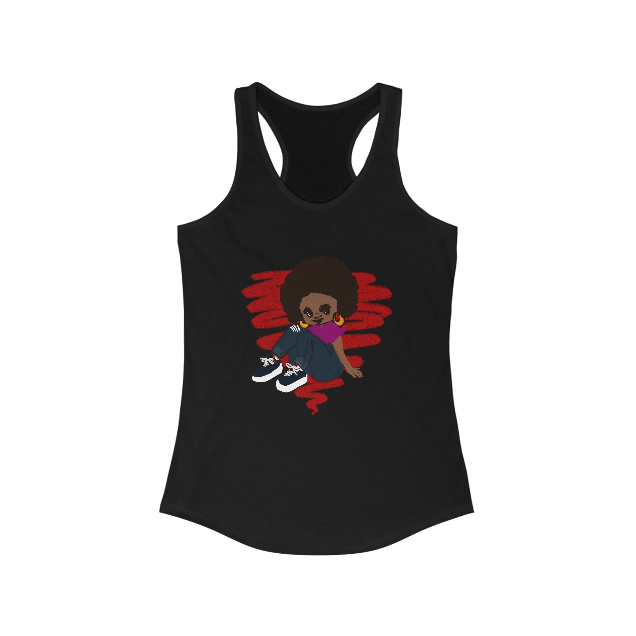 BETTINA BOOP Women's Ideal Racerback Tank