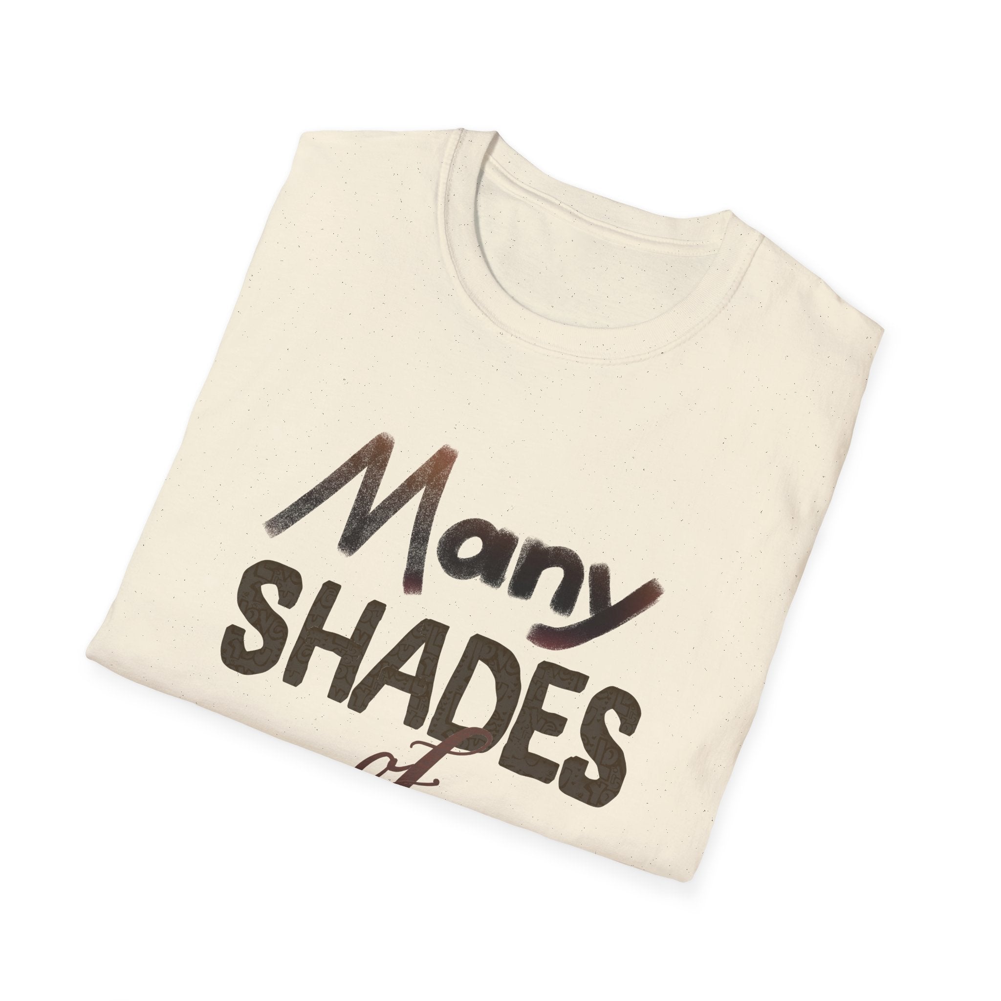 MANY SHADES OF BLACK Unisex Softstyle T-Shirt