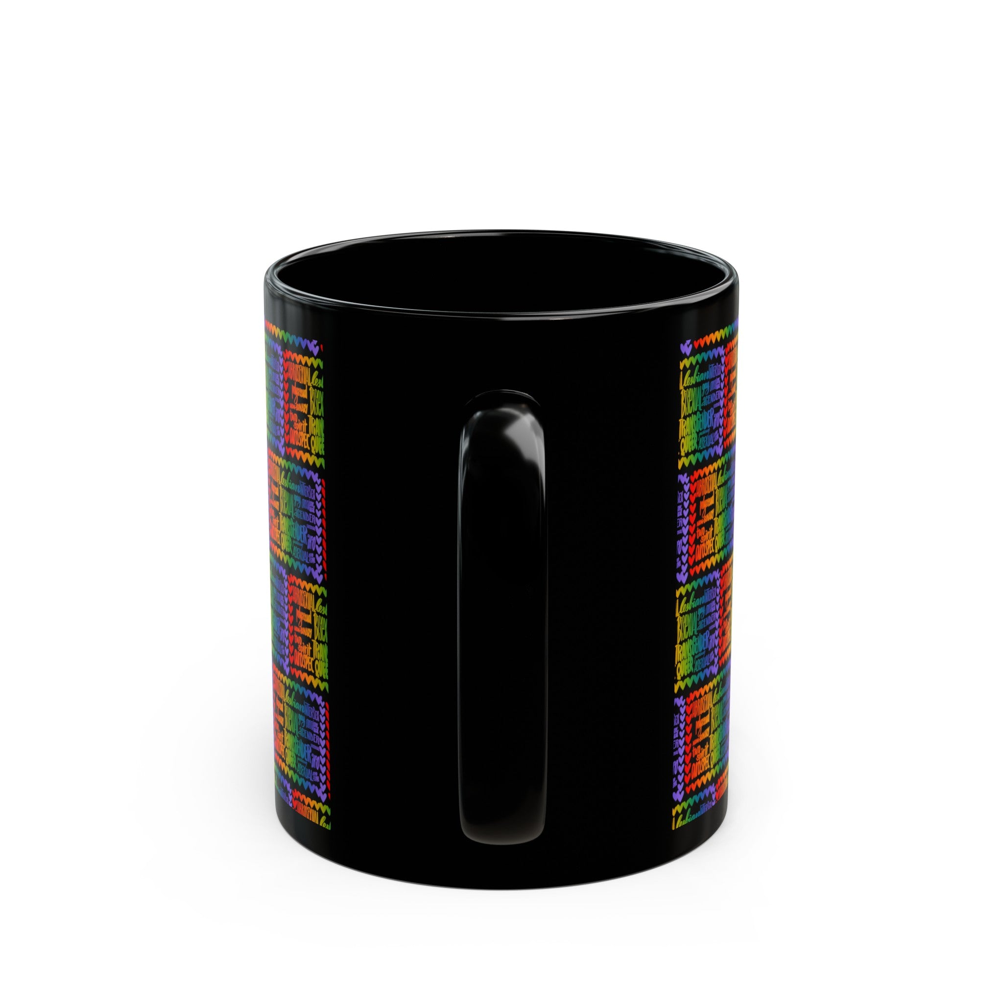 LGBTQIA+ Black Mug (11oz, 15oz)