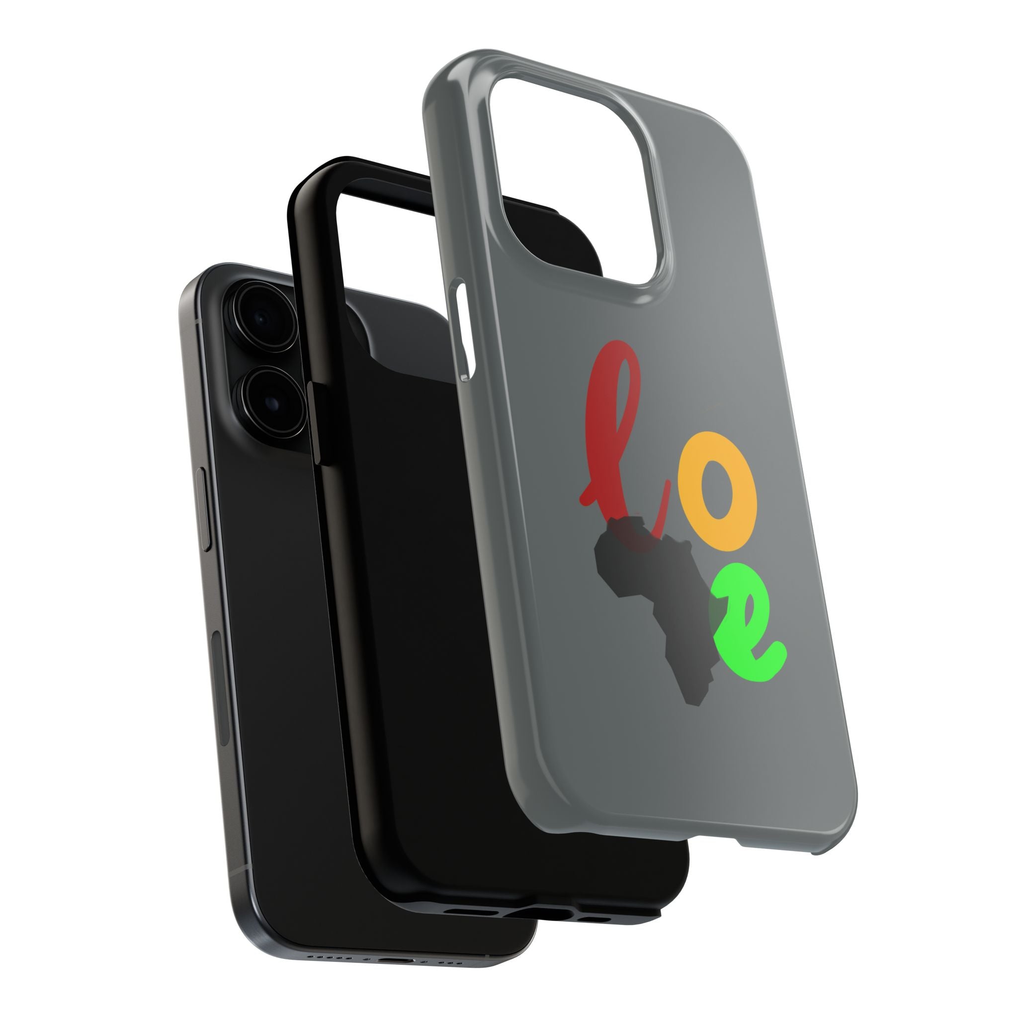Colorful Love Africa Phone Case - Durable Tough Protection