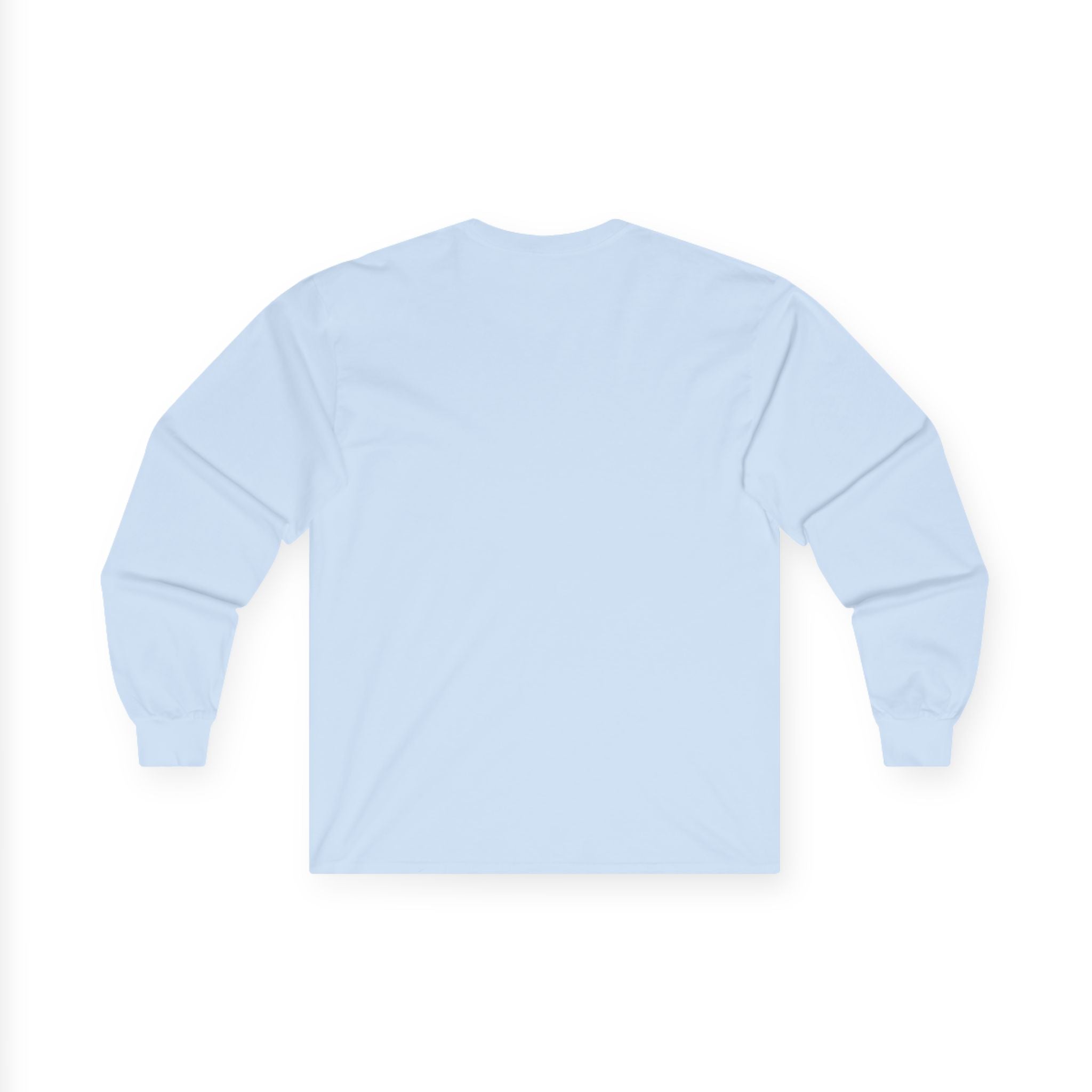 Long Sleeve Tee — "Raise Your Voice" hand-lettered design