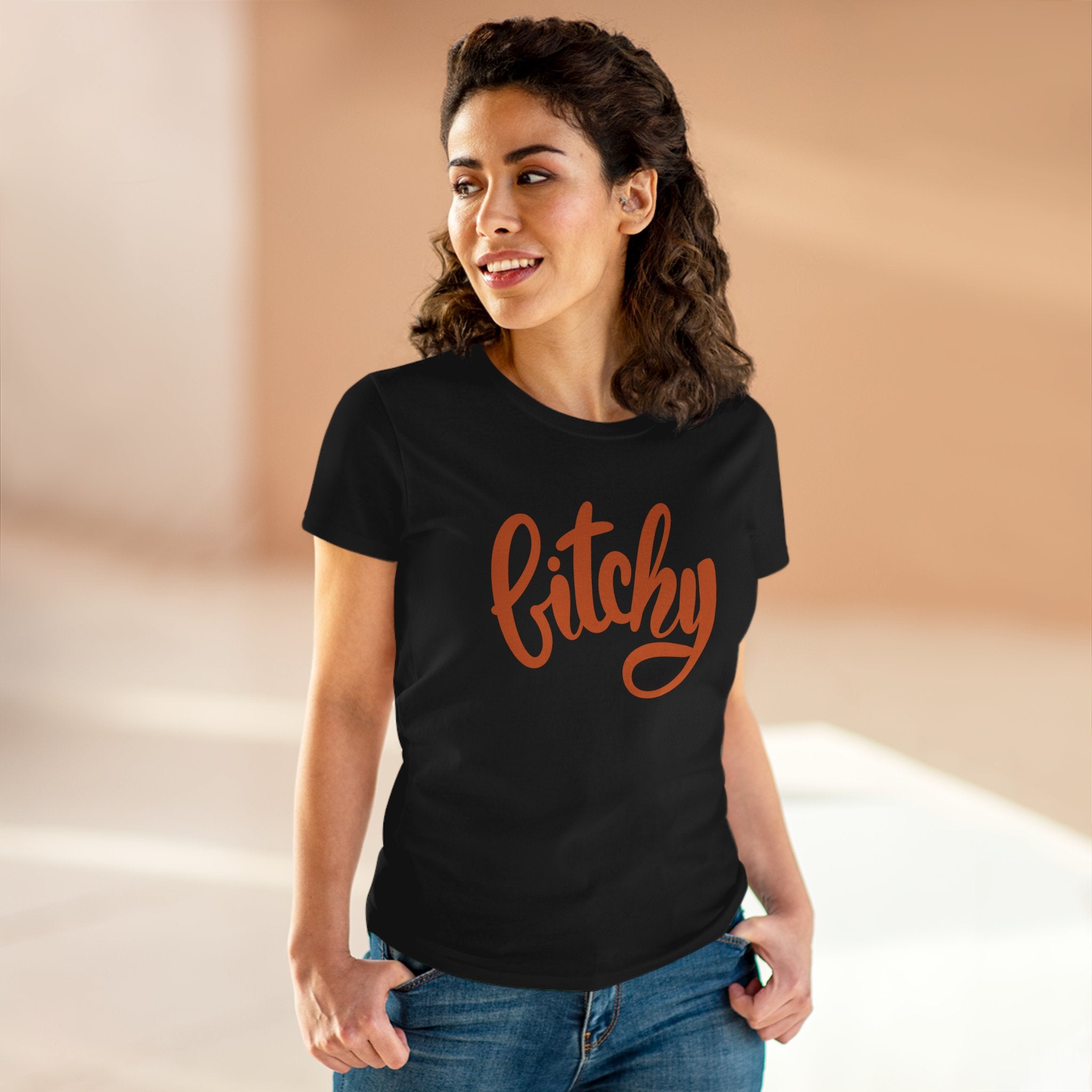 Bitchy Women's Midweight Cotton Tee