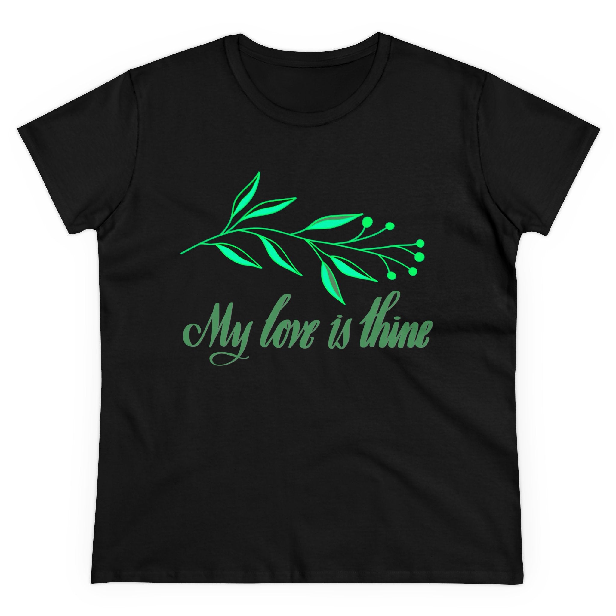 MY LOVE IS THINE QUOTABLE SHAKESPEARE Cotton Tee