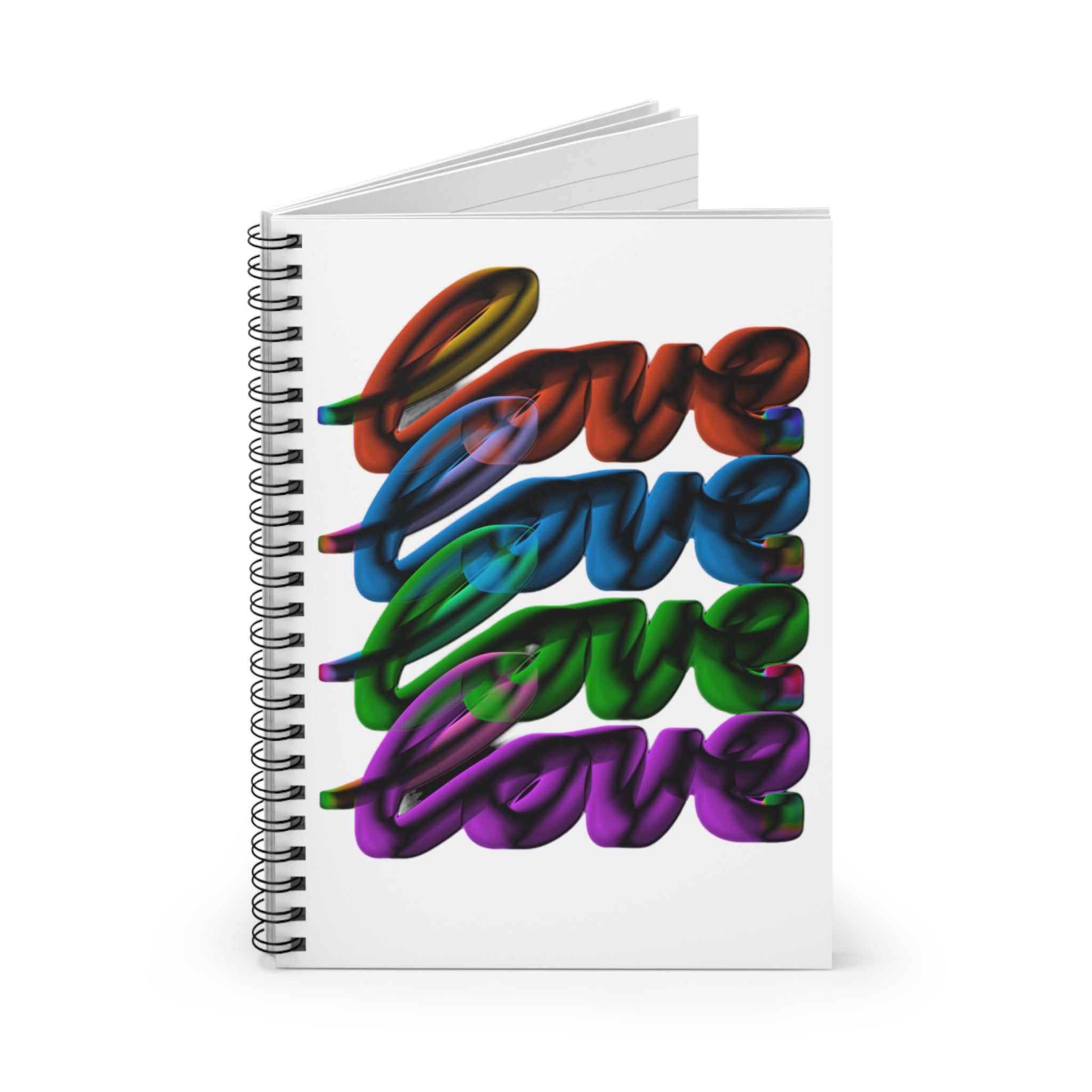 LOVE MULTI Spiral Notebook - Ruled Line