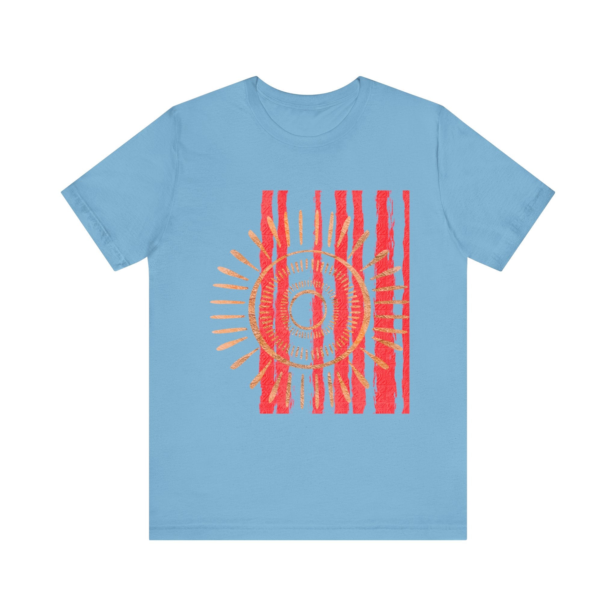 Sunrise Vibes Unisex Jersey Short Sleeve Tee - Bright Summer Graphic Design