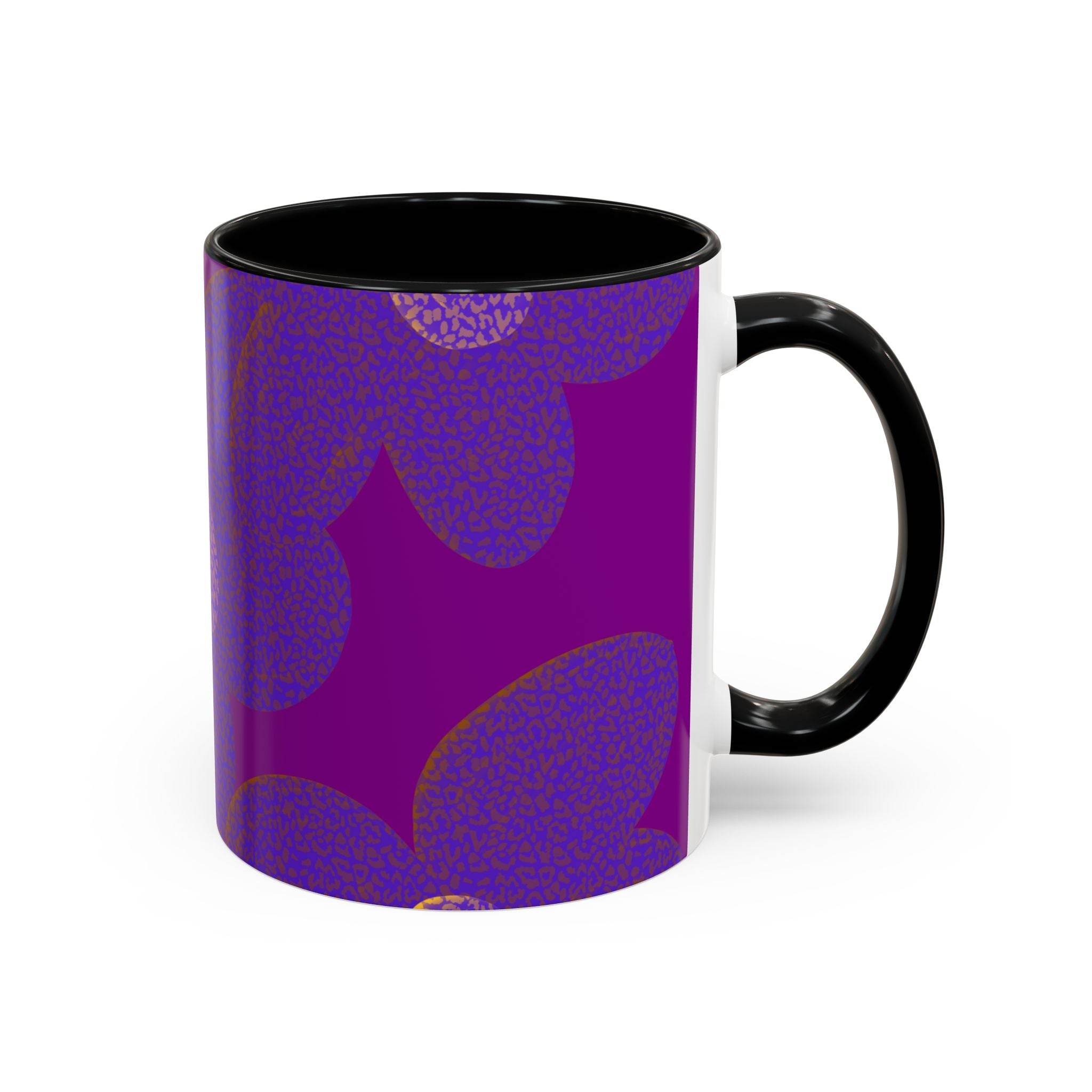 PURPLE FLOWER POWER 11 oz  Coffee Mug