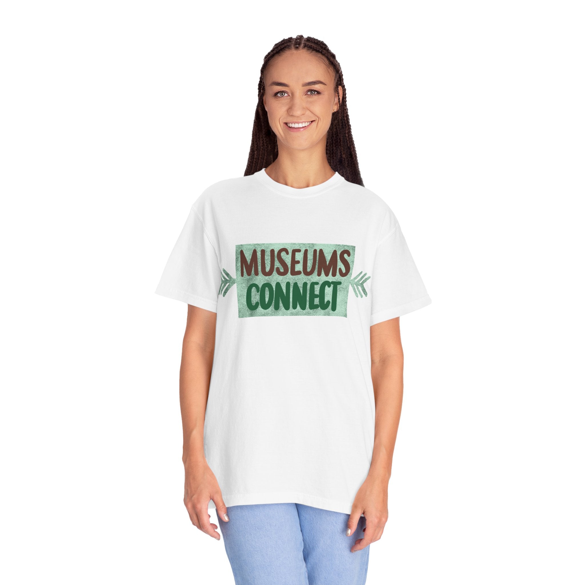 MUSEUMS CONNECT Unisex Garment-Dyed T-shirt