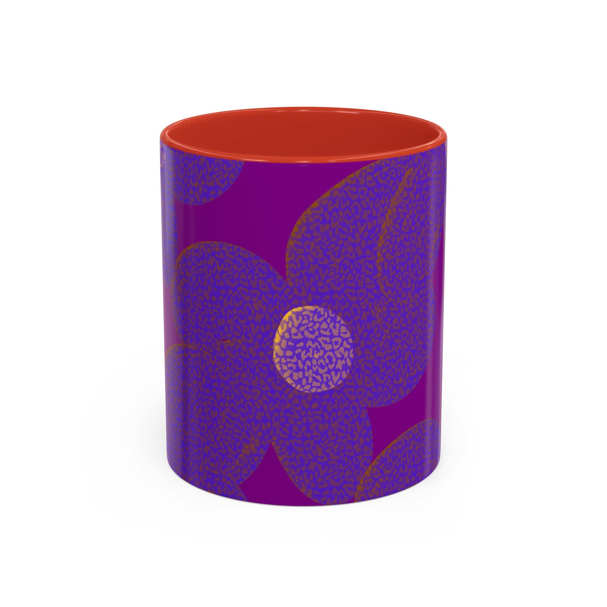 PURPLE FLOWER POWER 11 oz  Coffee Mug