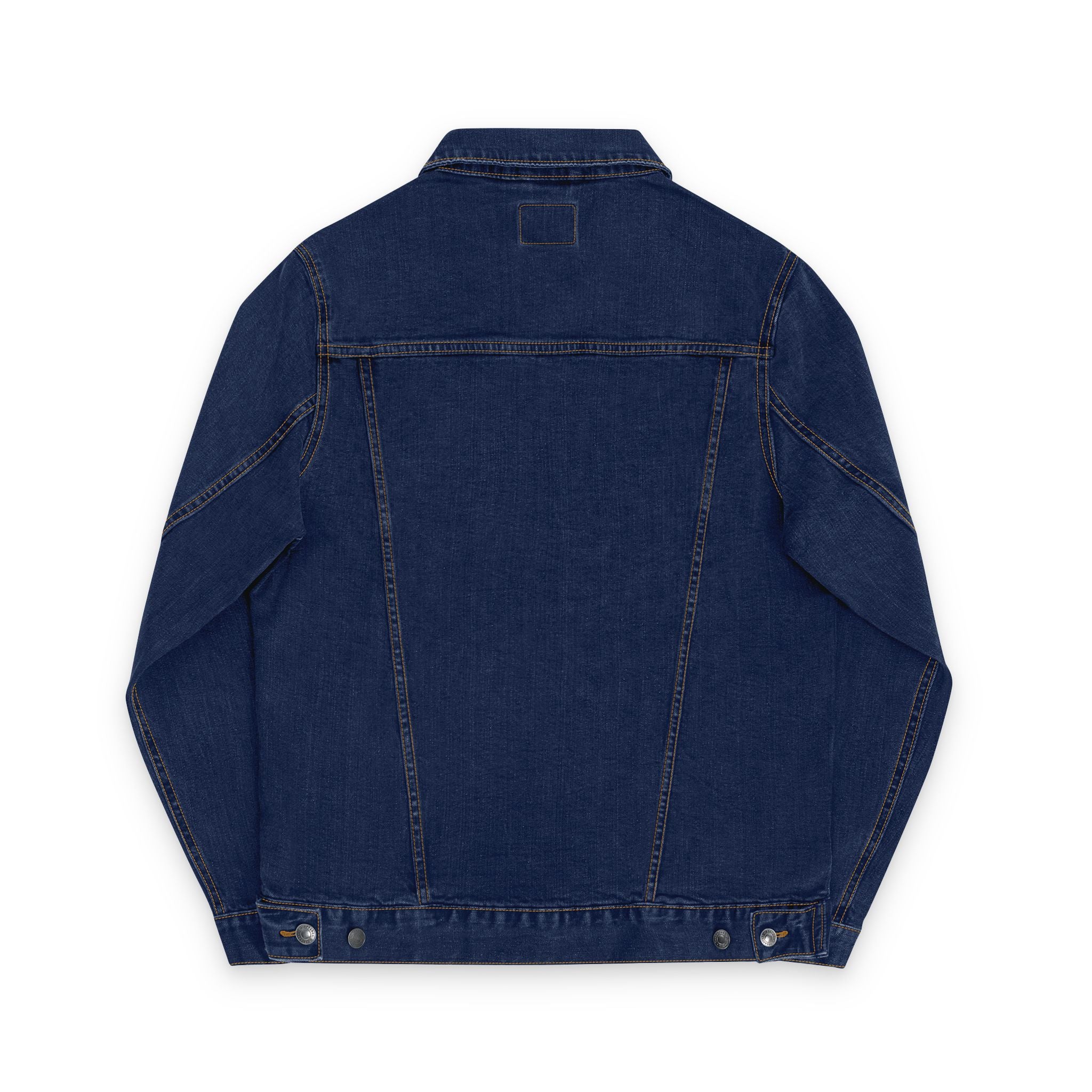 Unisex White Denim Jacket with Love Embroidery – Stylish & Versatile Outerwear