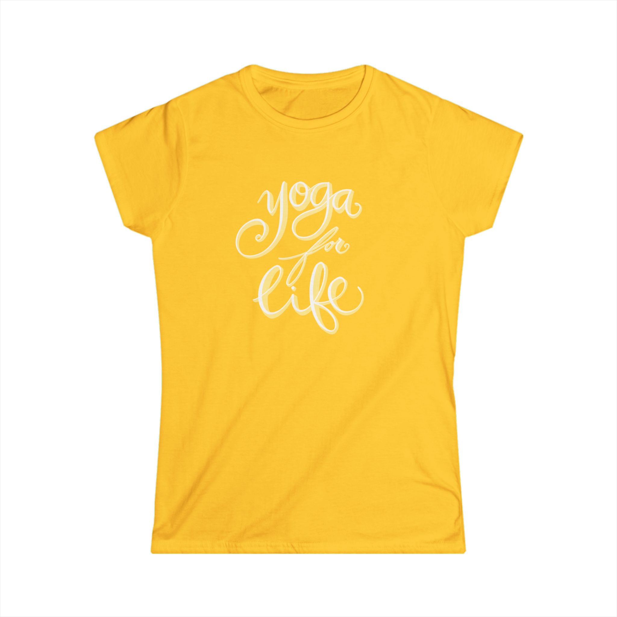 Yoga for Life Women's Softstyle Tee - Comfortable & Inspirational Tee for Yogis