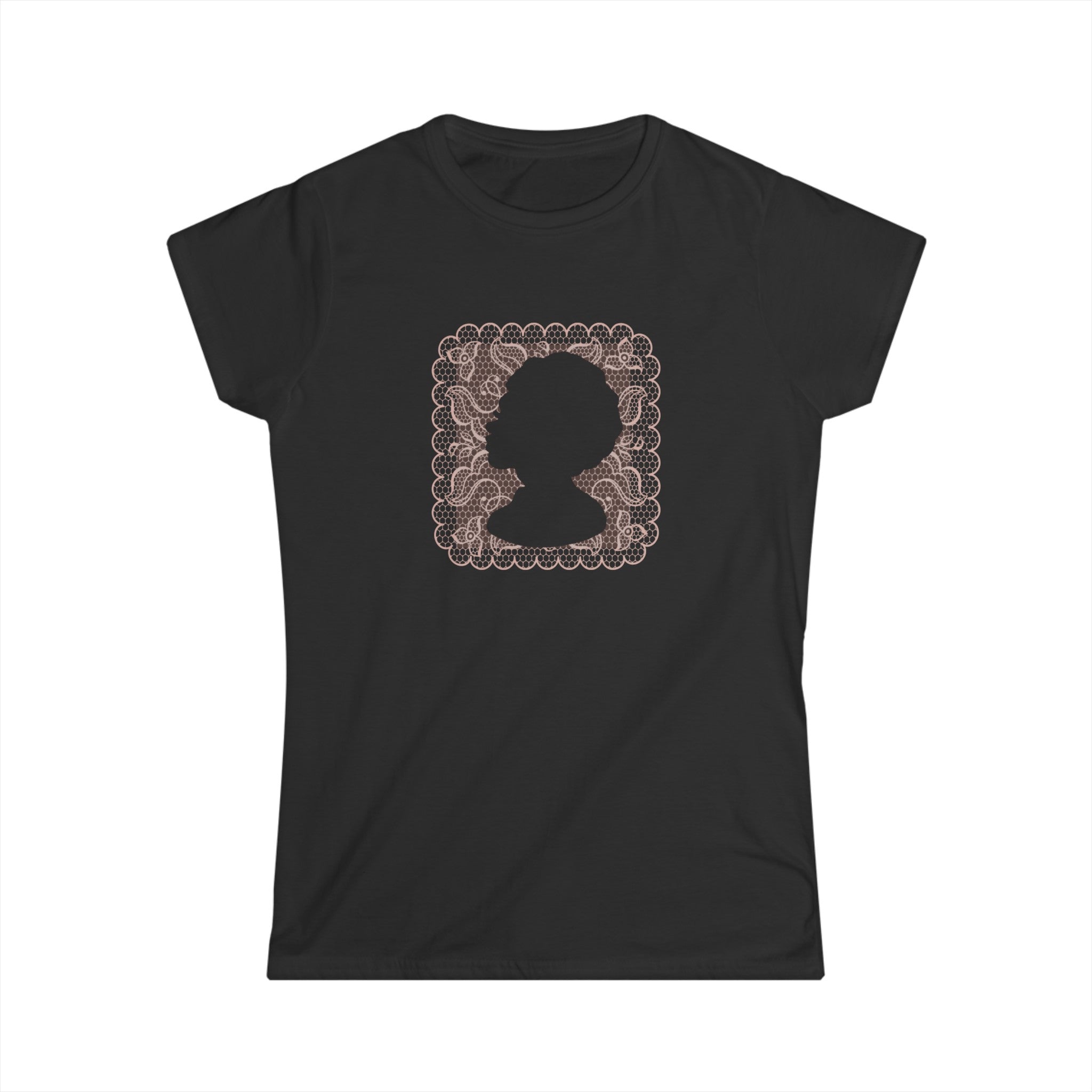 LOVELY LACY SILHOUETTE Women's Softstyle Tee