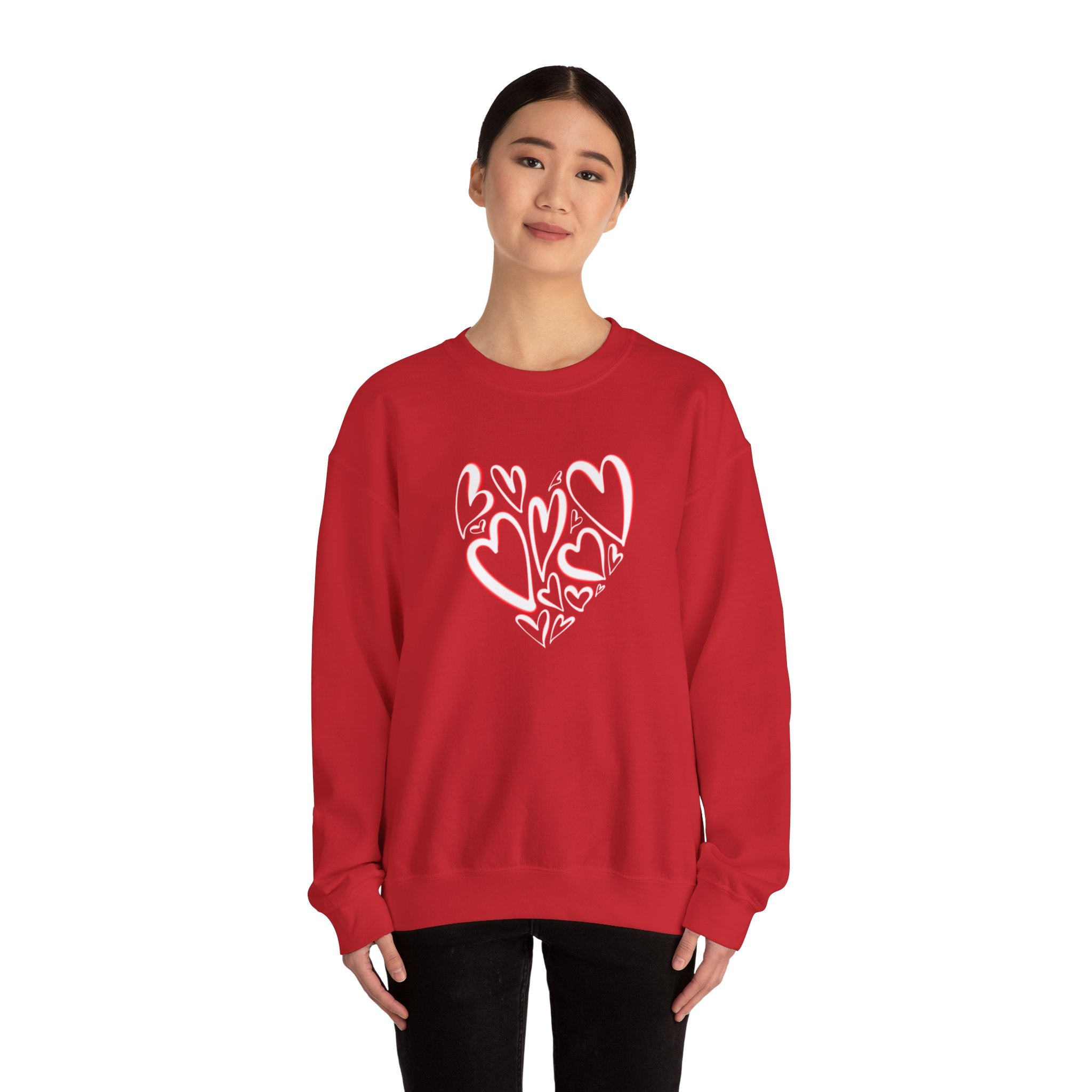 Heart Doodle Crewneck Sweatshirt