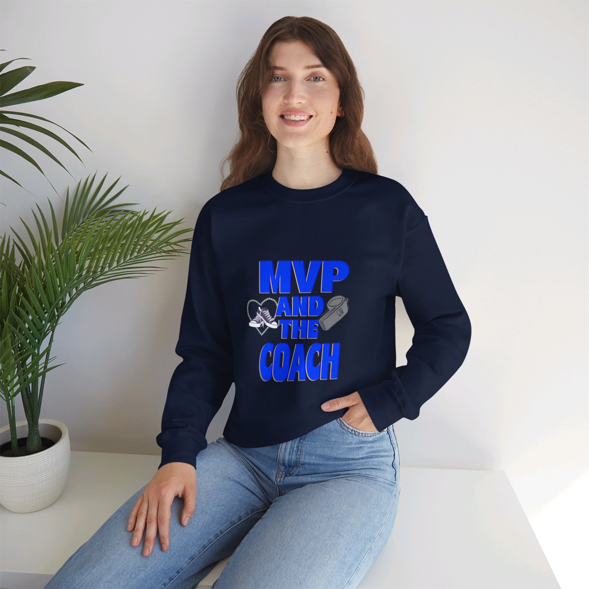 MVP AND THE COACH Unisex Heavy Blend™ Crewneck Sweatshirt