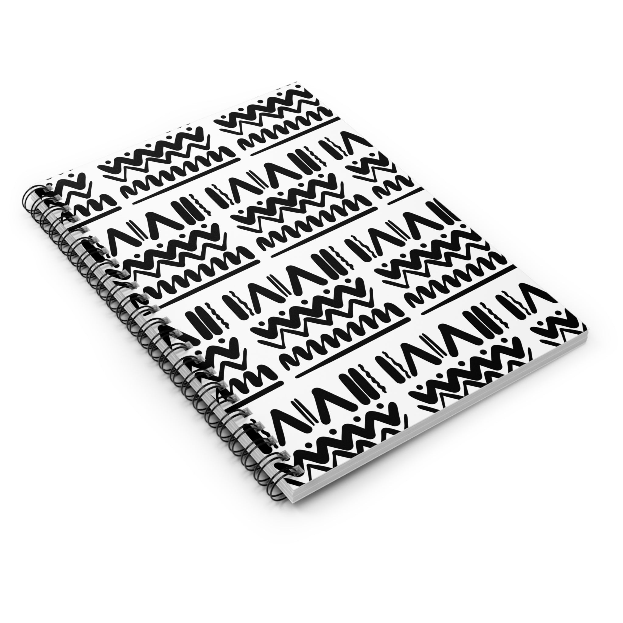 PRETTY PATTERN Spiral Notebook - Ruled Line