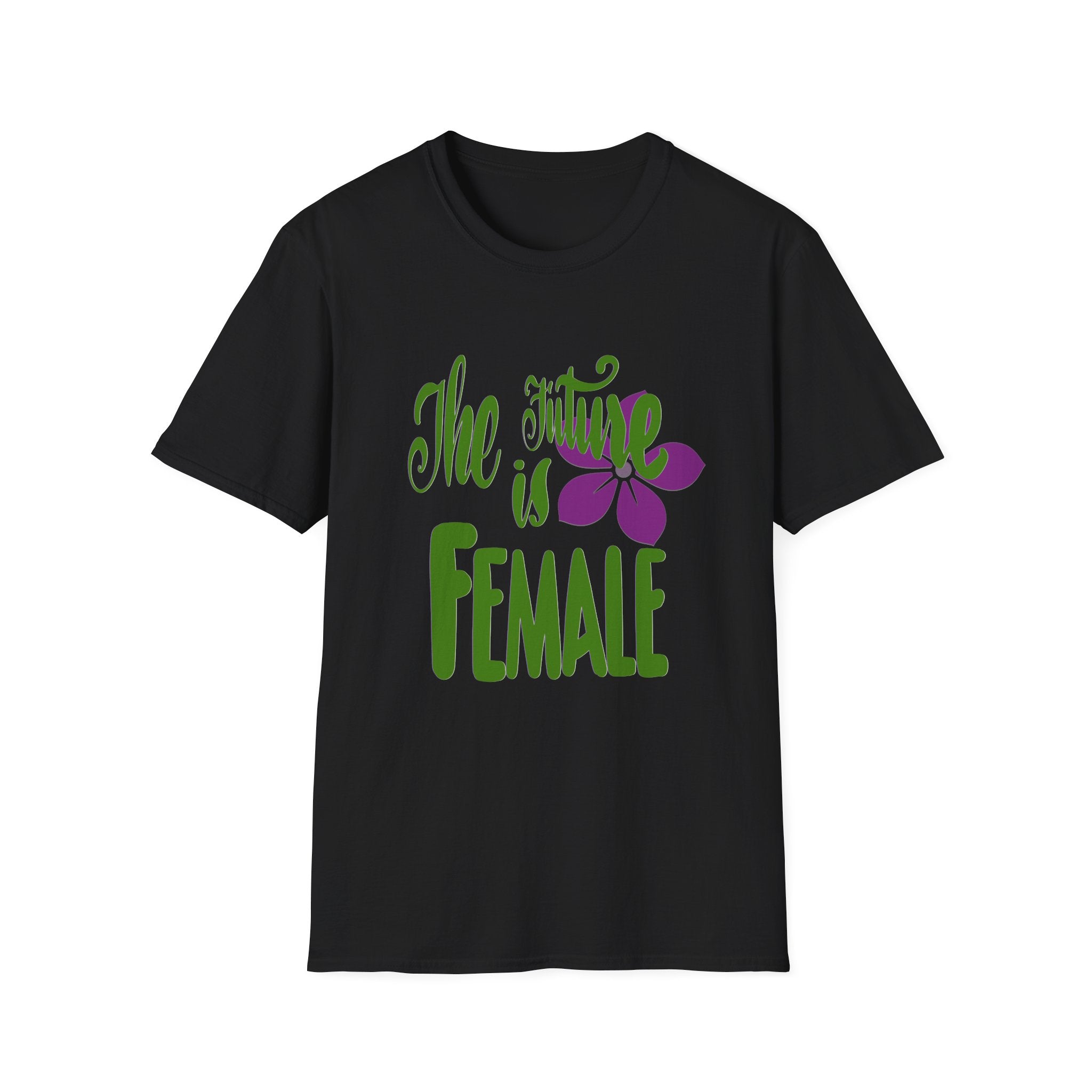 The Future is Female Unisex Softstyle T-Shirt - Empowering Feminist Tee