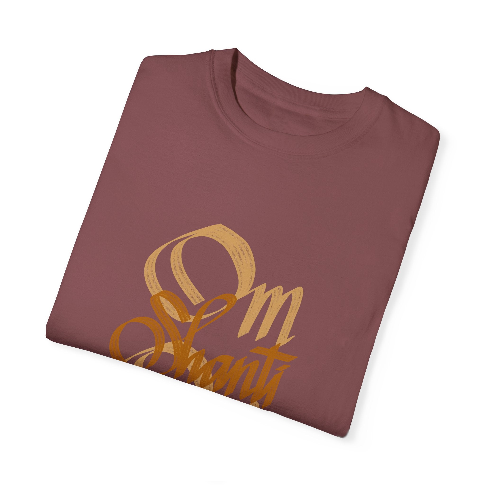 OM SHANTI OM Unisex Garment-Dyed T-shirt