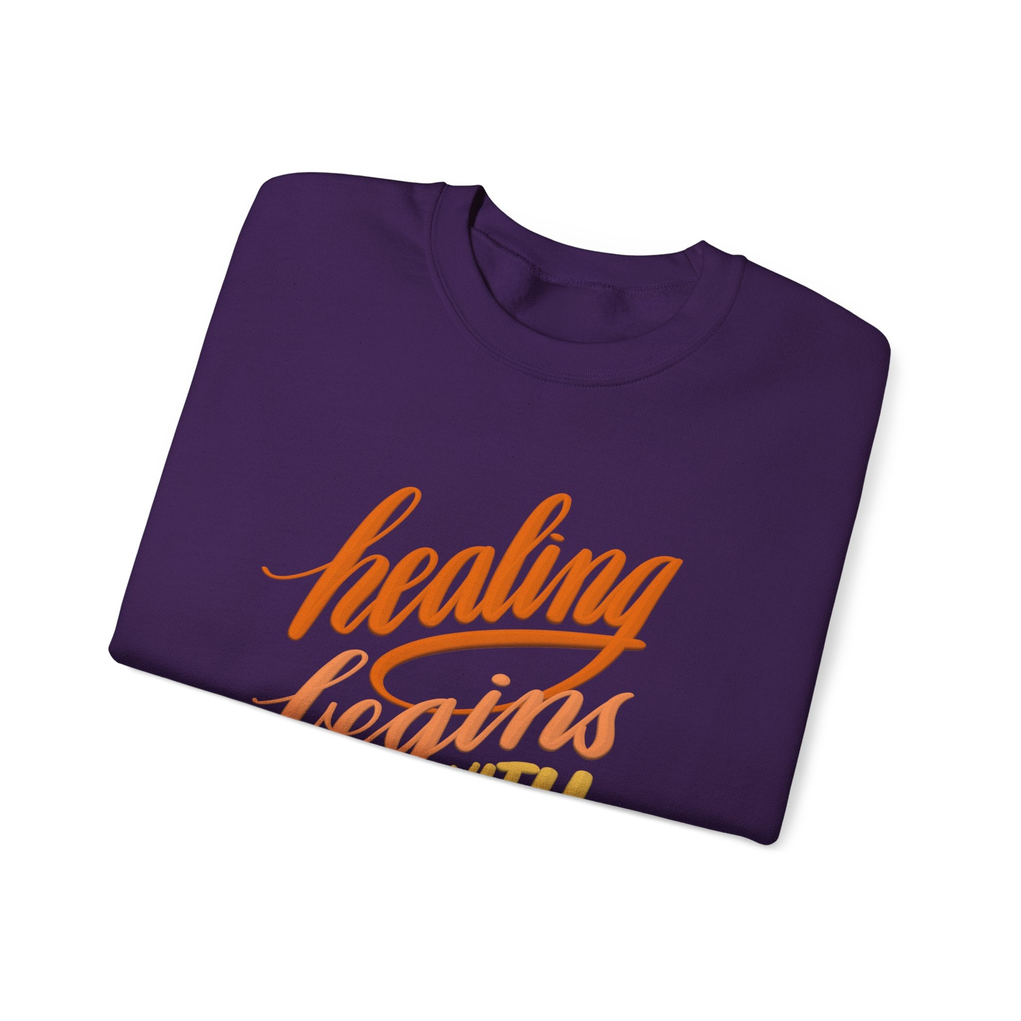 HEALING BEGINS WITH LOVE Crewneck Sweatshirt