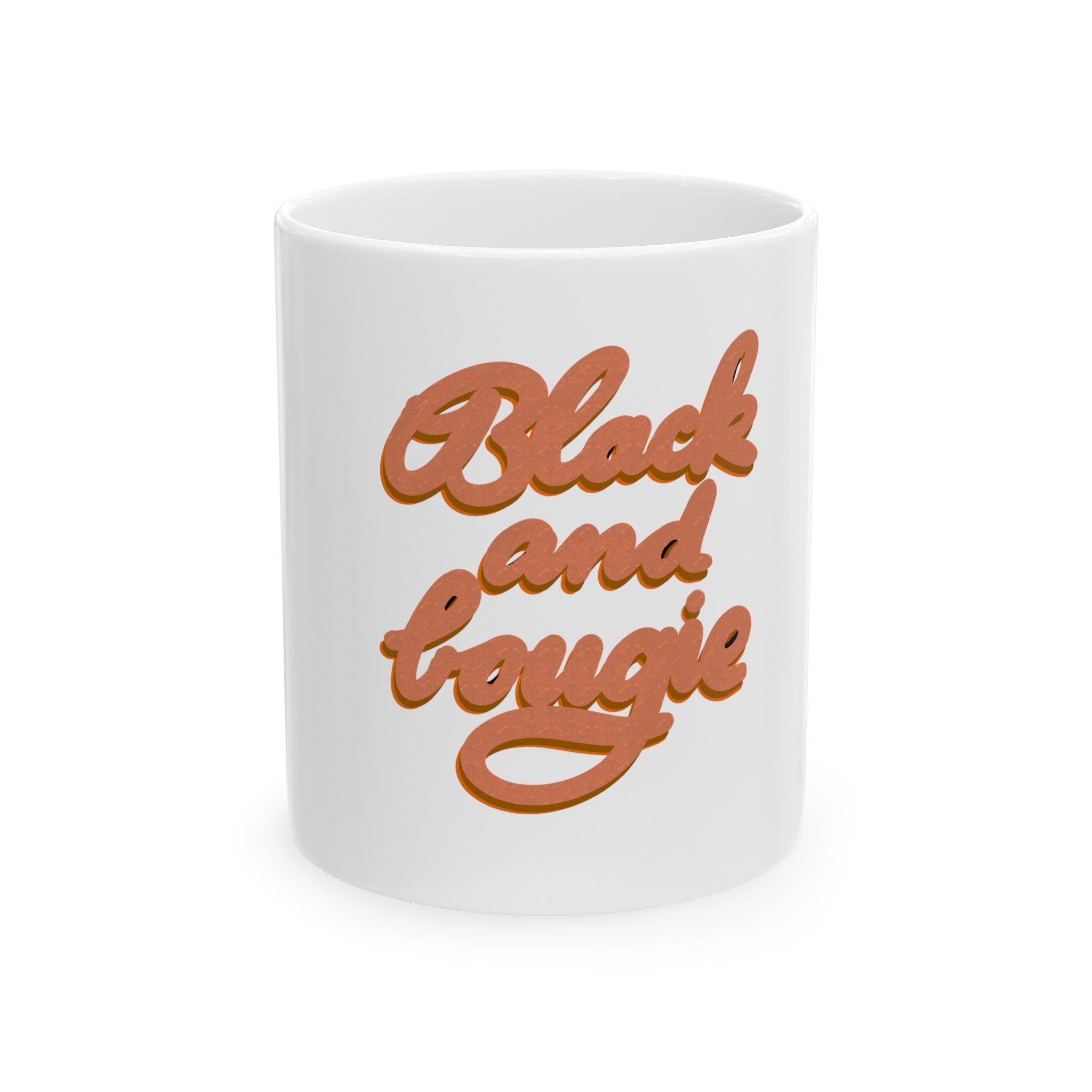 BLACK AND BOUGIE Ceramic Mug, 11oz