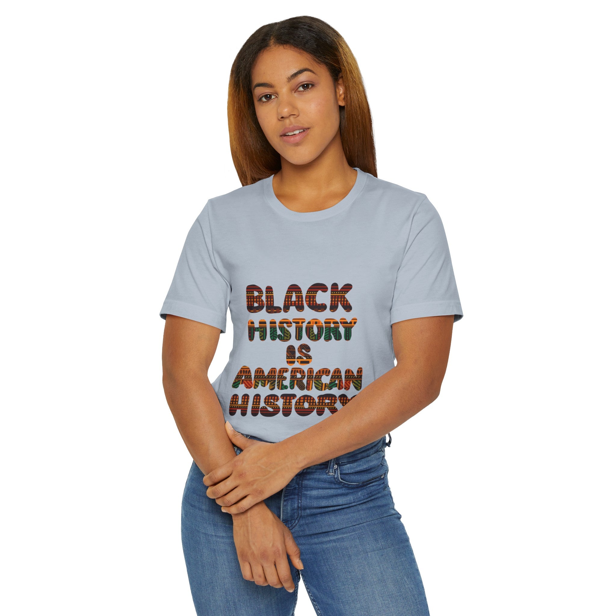 BLACK HISTORY IS AMERICAN HISTORY Unisex Jersey T-Shirt