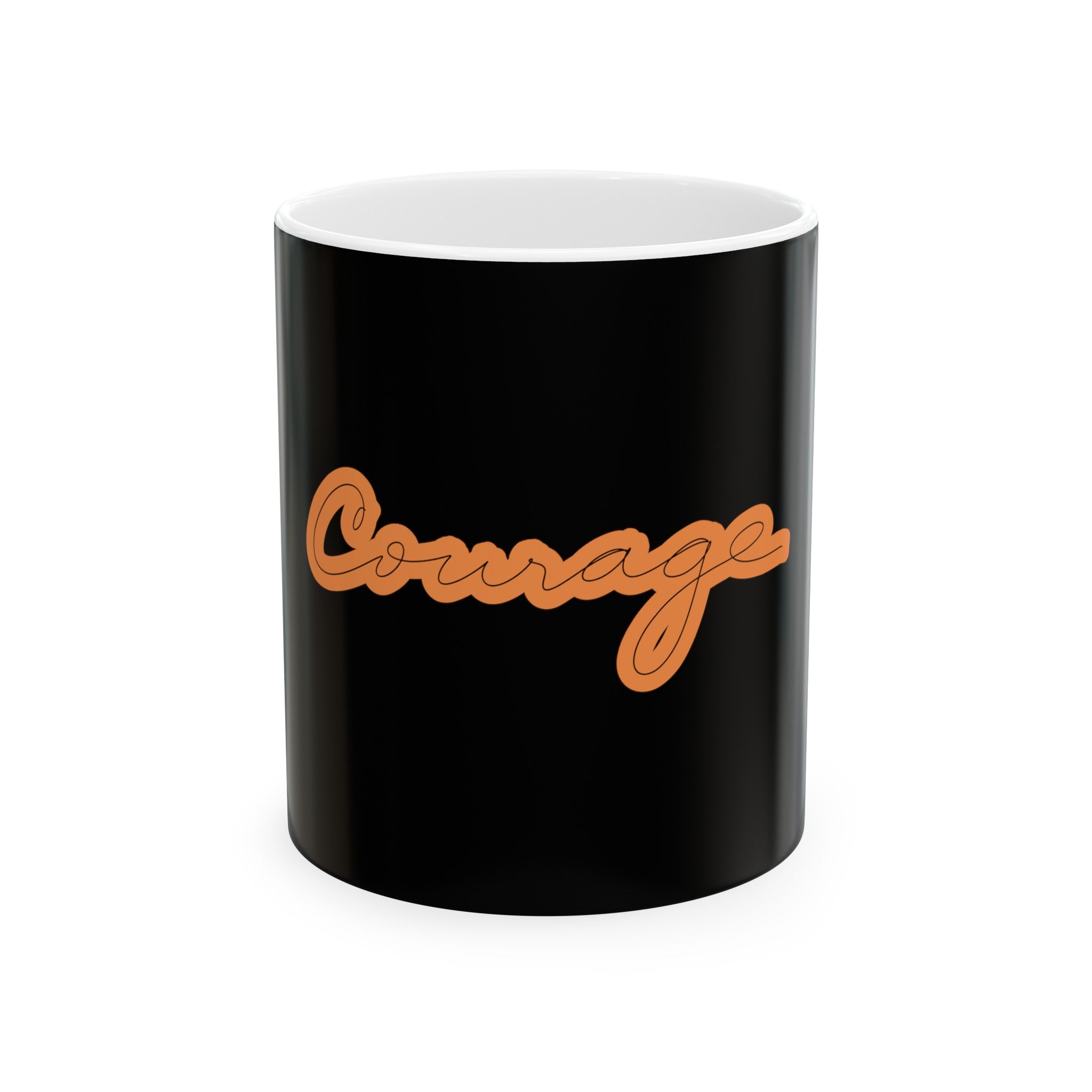 COURAGE Ceramic Mug, 11oz