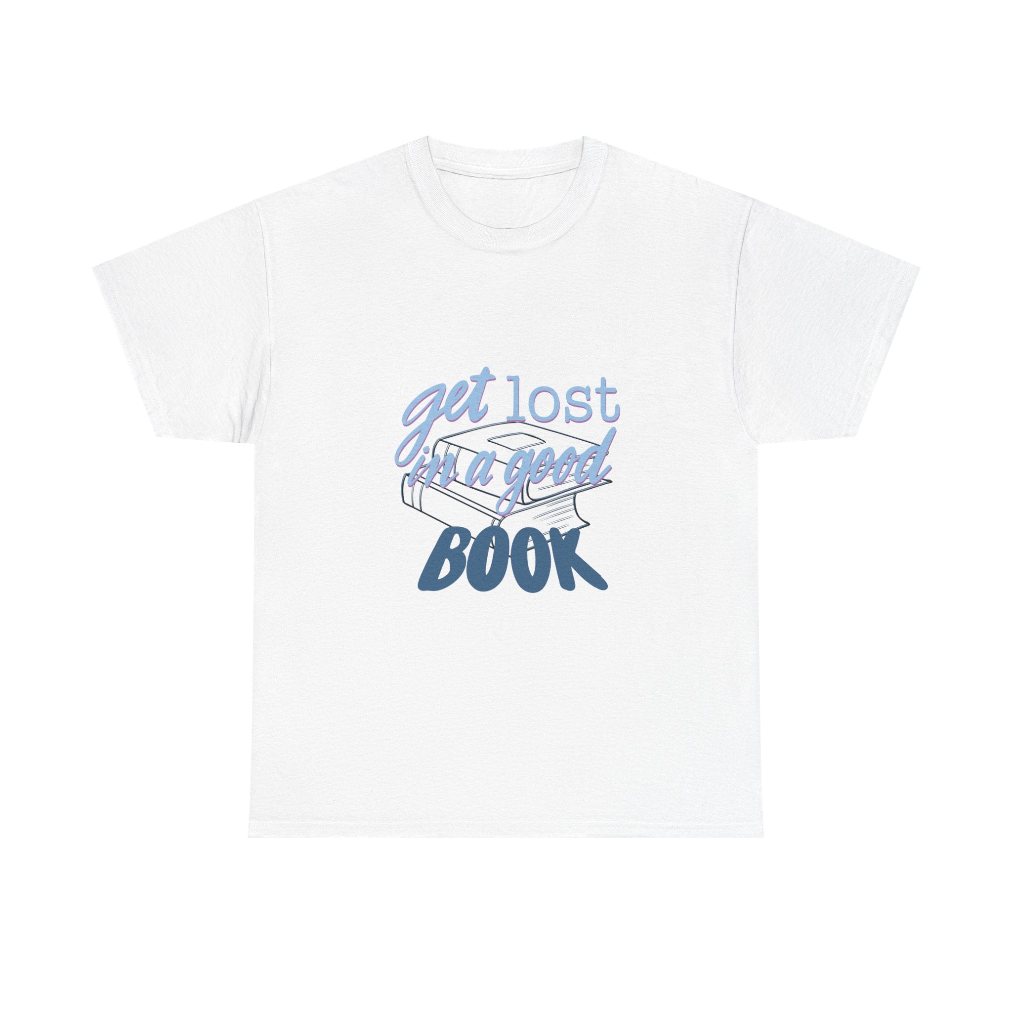 Get Lost in a Good Book Unisex Heavy Cotton Tee - Perfect for Book Lovers