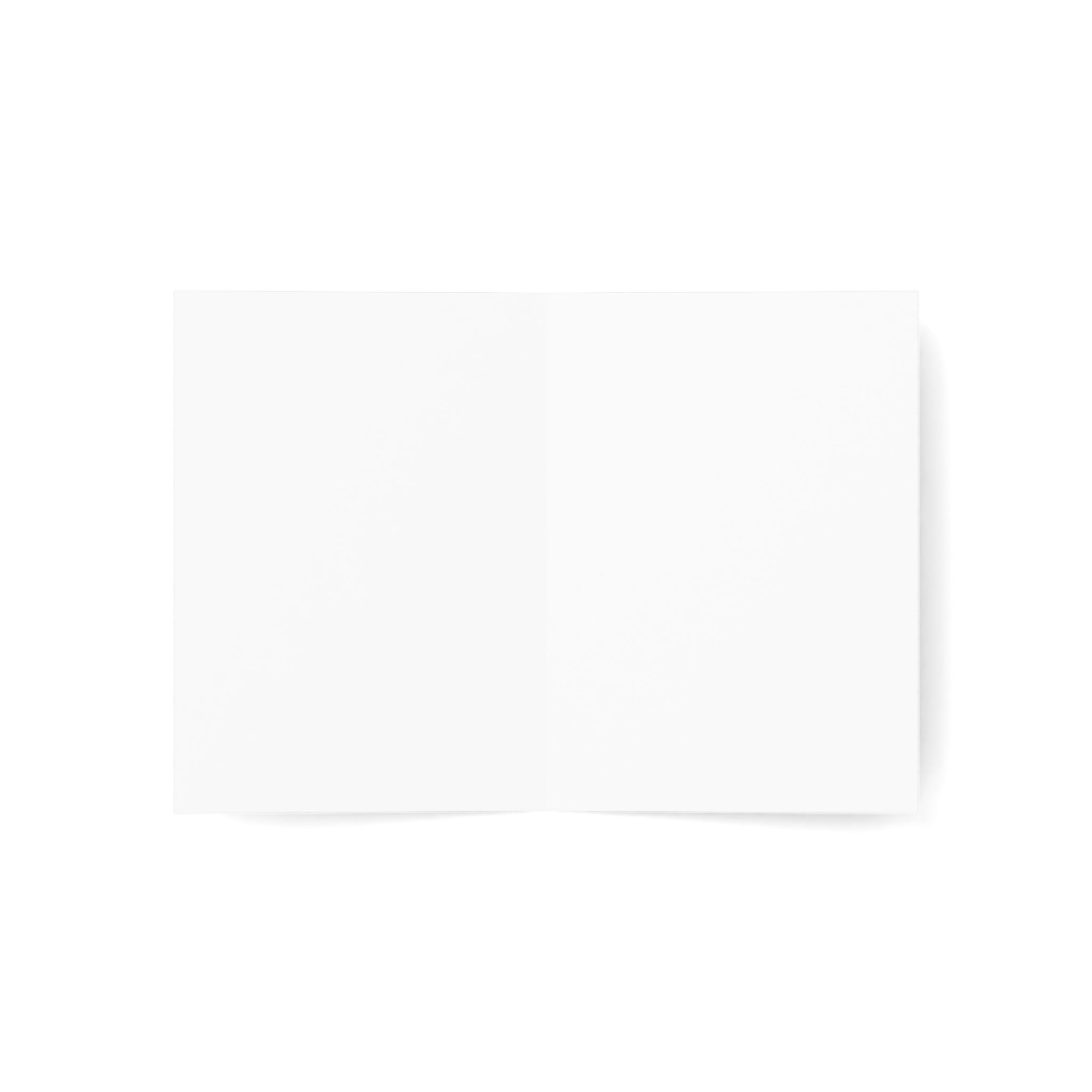 Abstract Pink Heart Greeting Card — Romantic Love Note, Blank Inside (1/10/30/50 pcs)