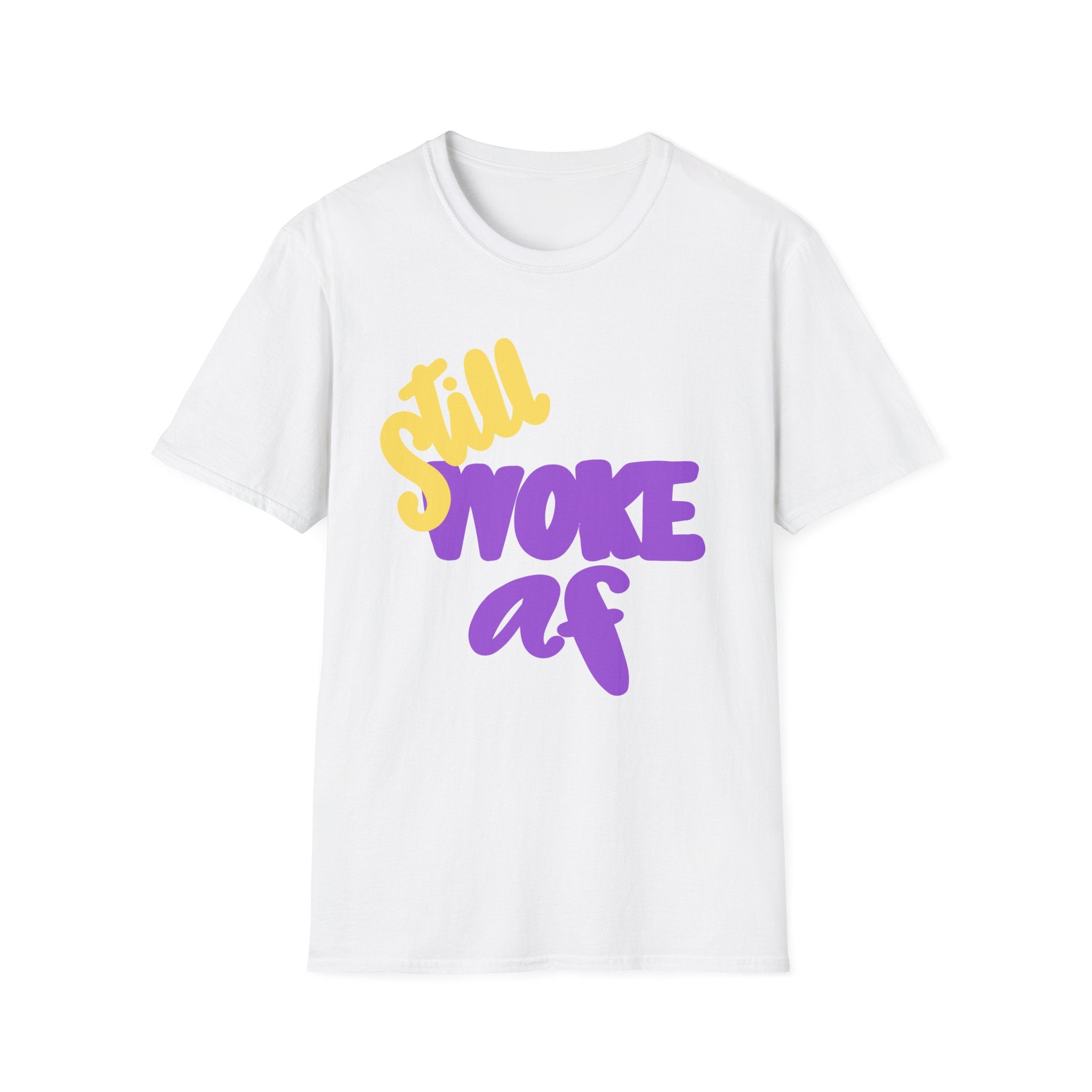 Still Woke AF Unisex Softstyle T-Shirt | Trendy Streetwear for Casual Vibes