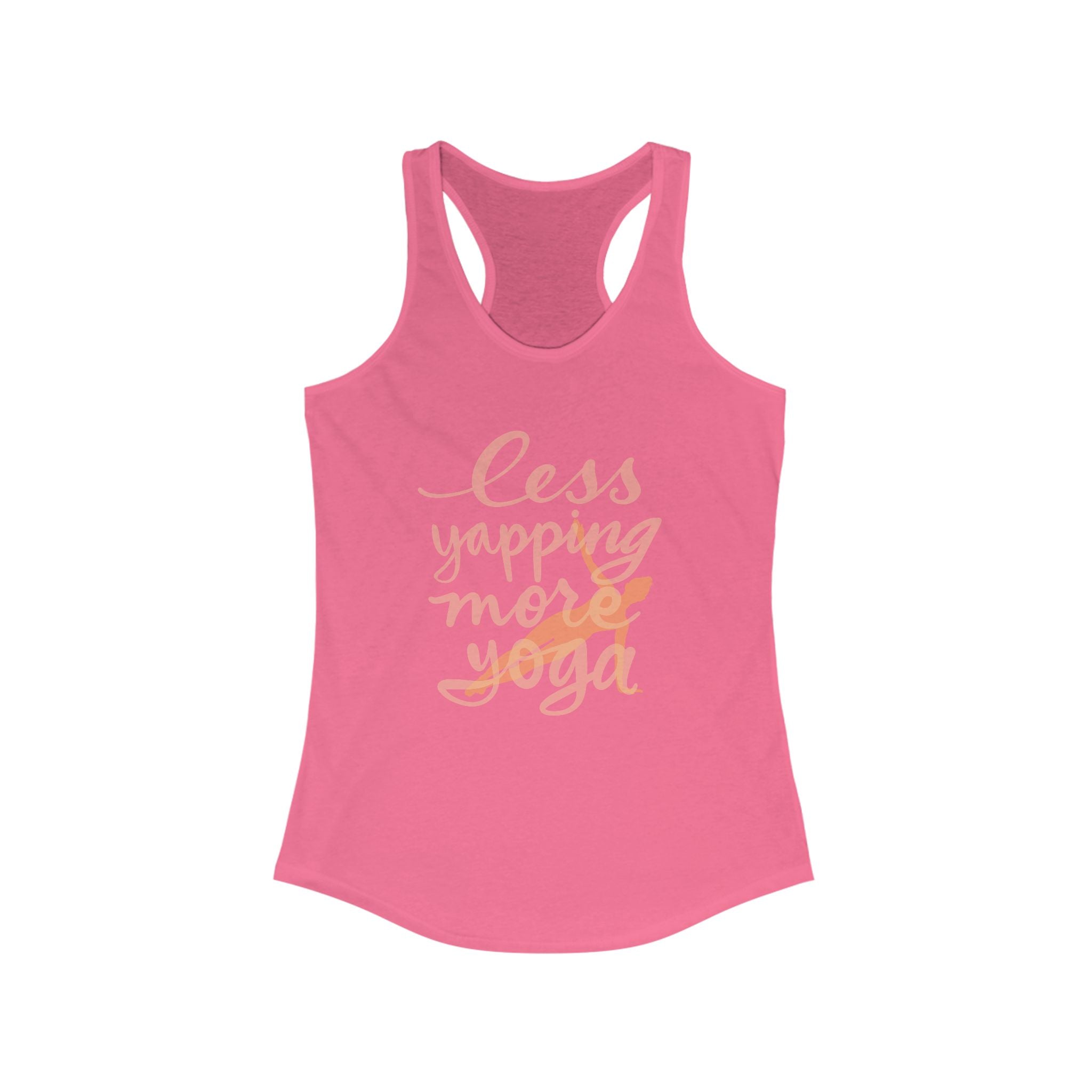 Yoga Inspiration Women's Racerback Tank, Fitness Shirt, Workout Top, Gift for Yogis, Inspirational Tank Top