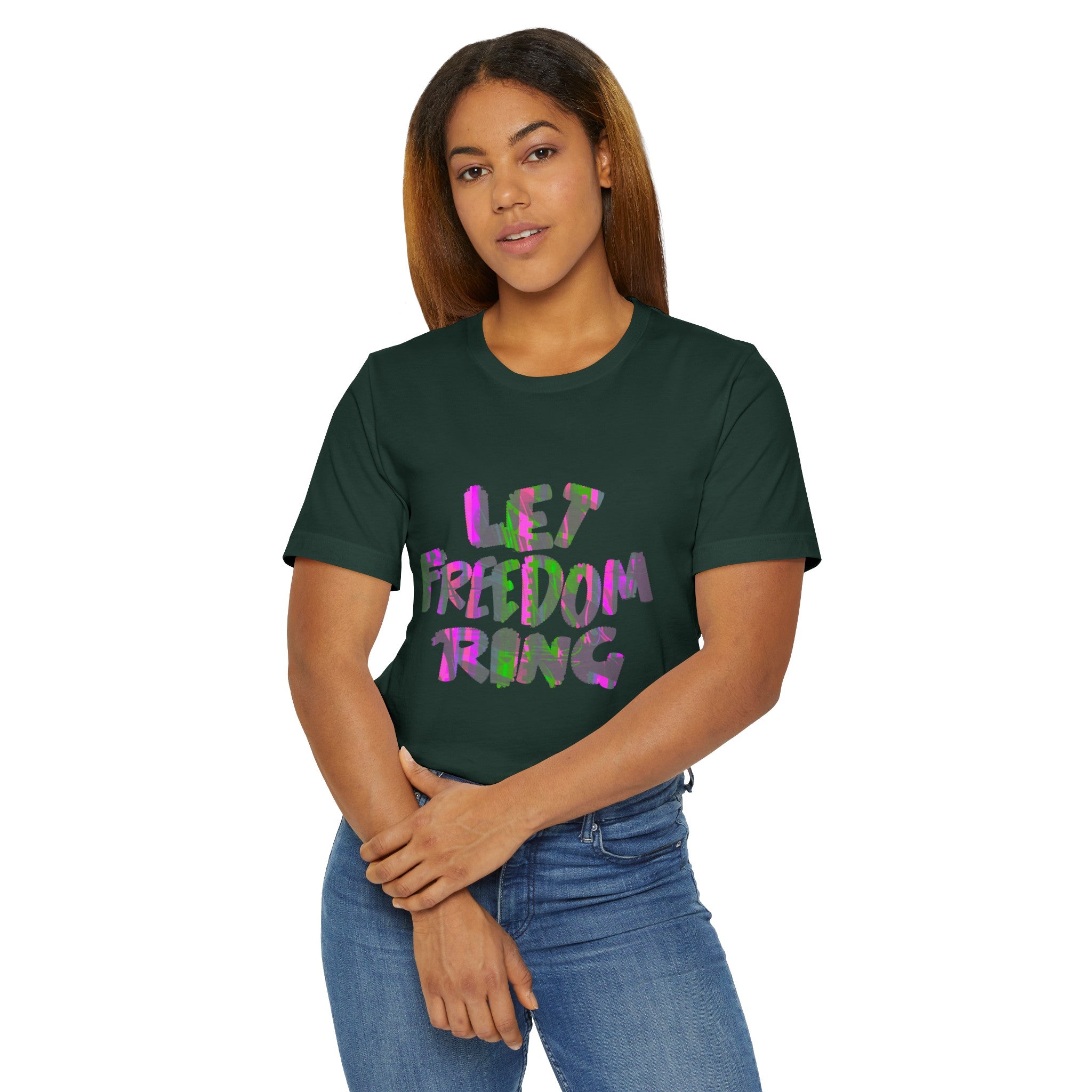 LET FREEDOM RING Unisex Jersey T-Shirt