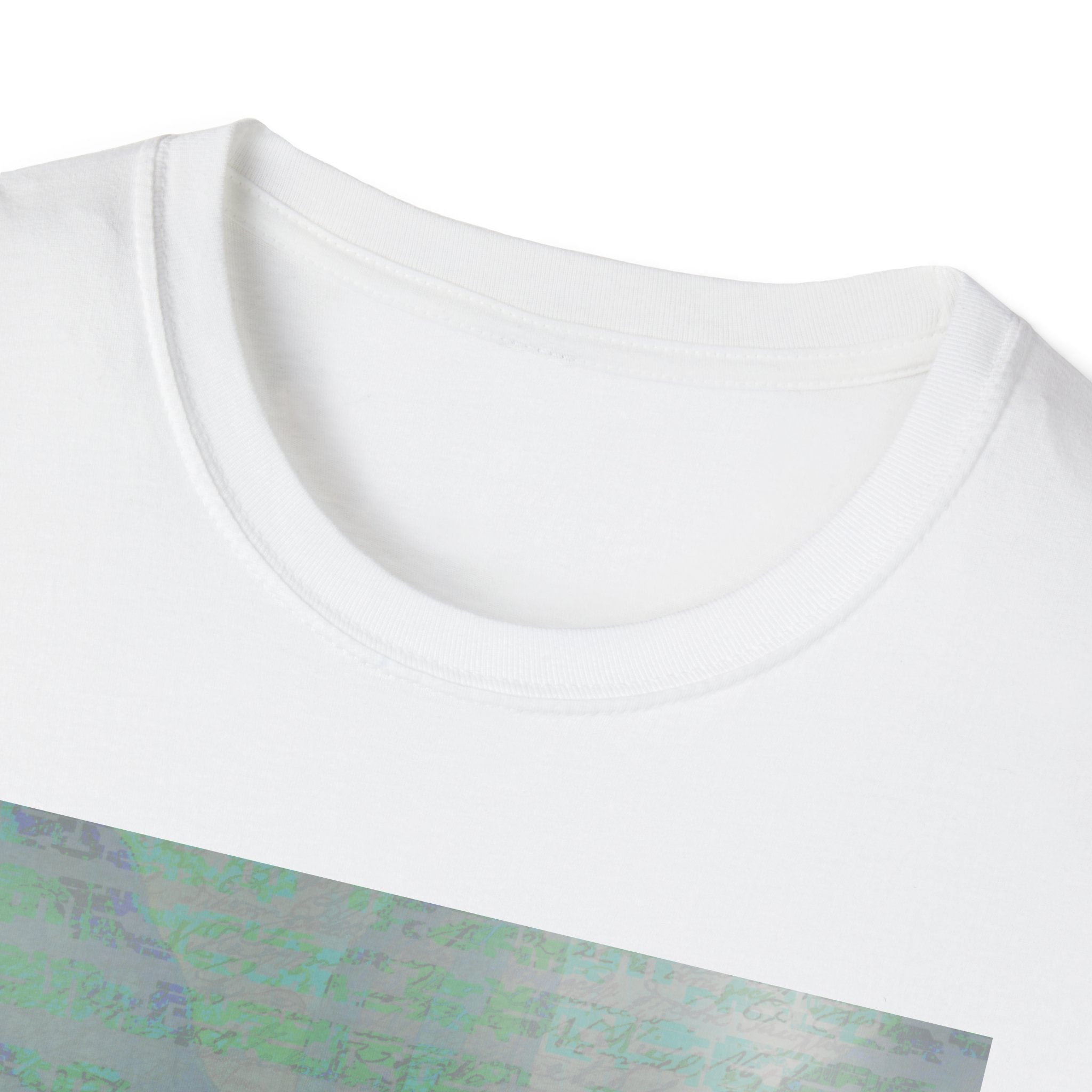 Artistic Unisex Softstyle T-Shirt - Modern Minimalist Design, Casual Wear, Everyday Top, Gift for Art Lovers, Unique Graphic Tee