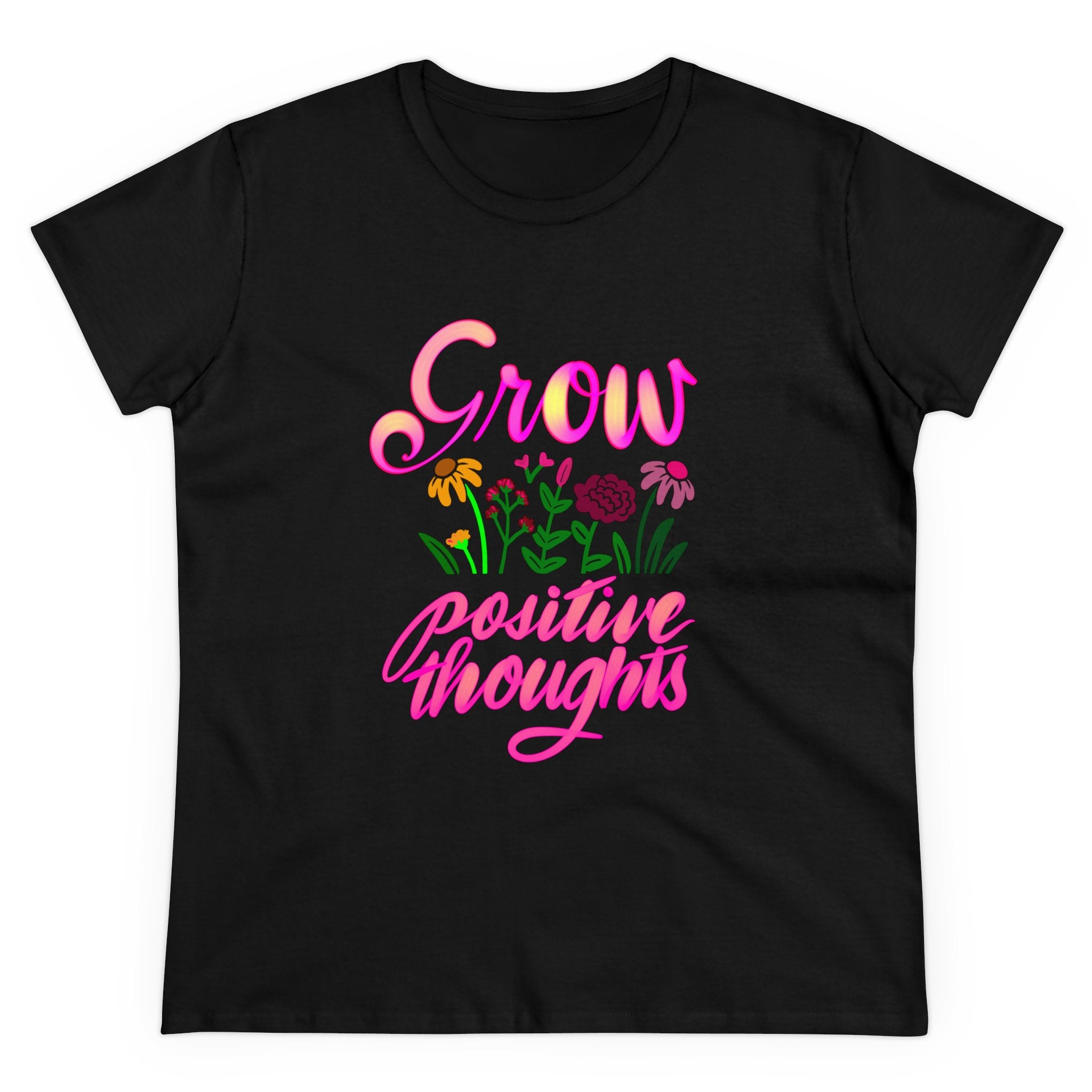 GROW POSITIVE THOUGHTS Cotton Tee