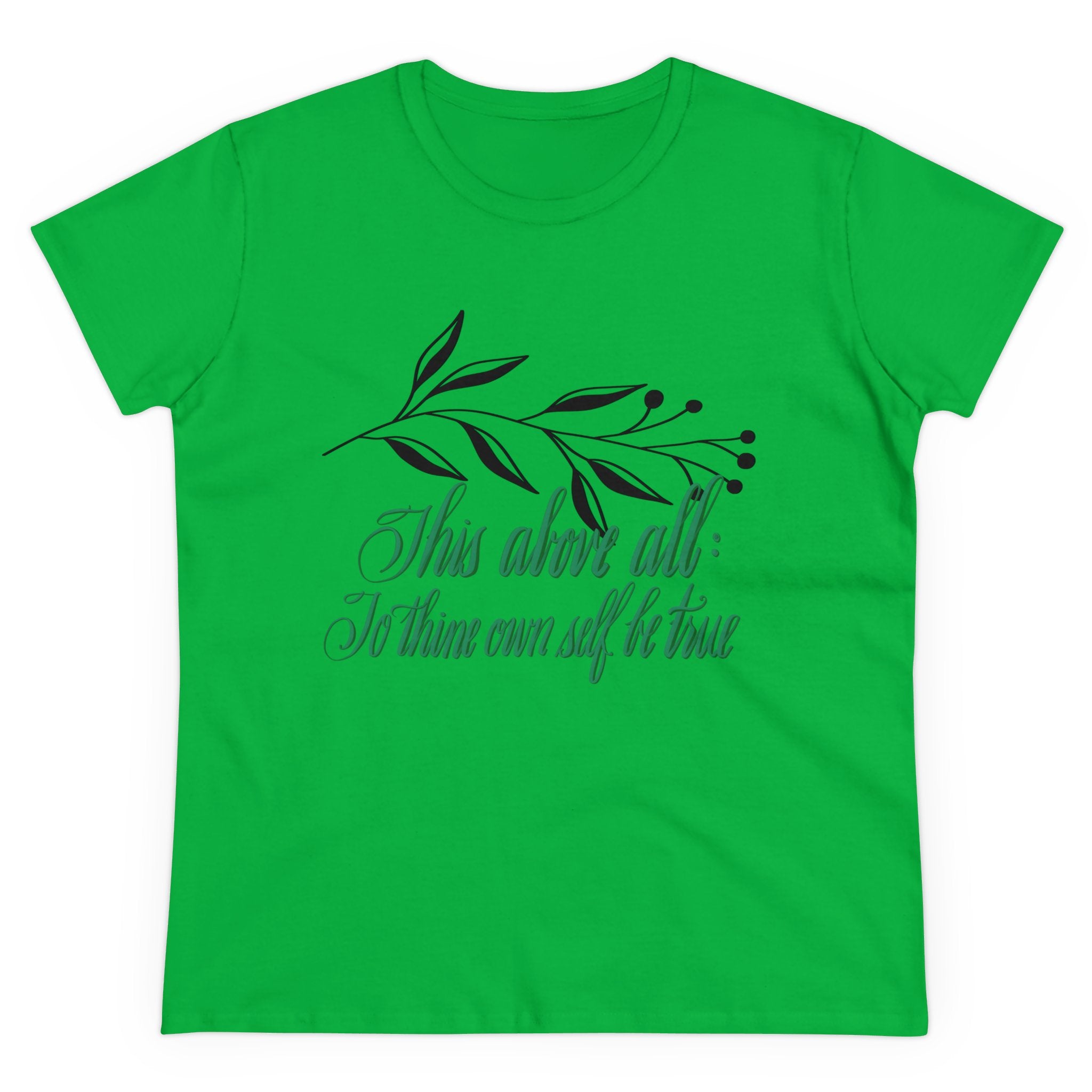 TO THINE OWN SELF BE TRUE QUOTABLE SHAKESPEARE  TEE