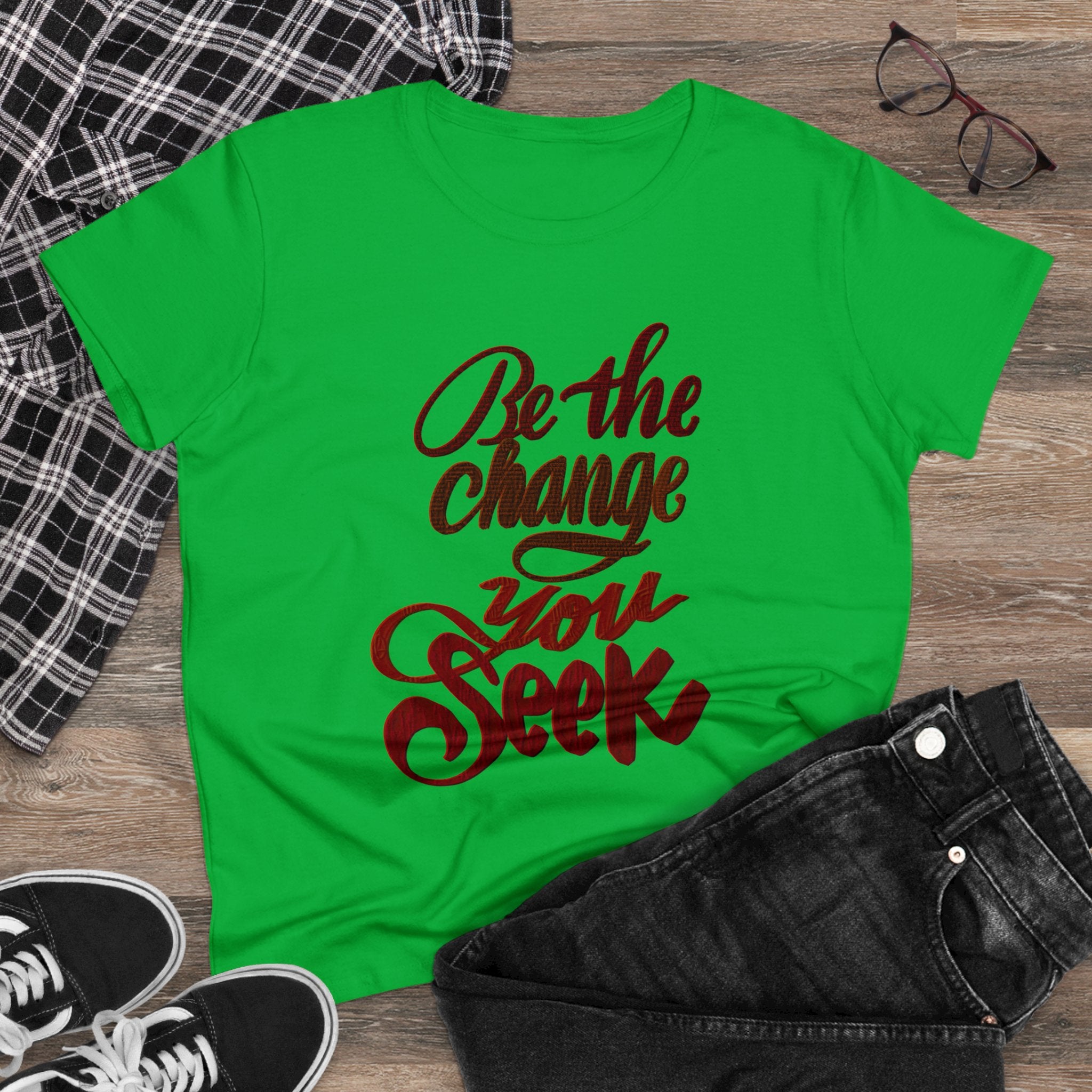 BE THE CHANGE Midweight Cotton Tee