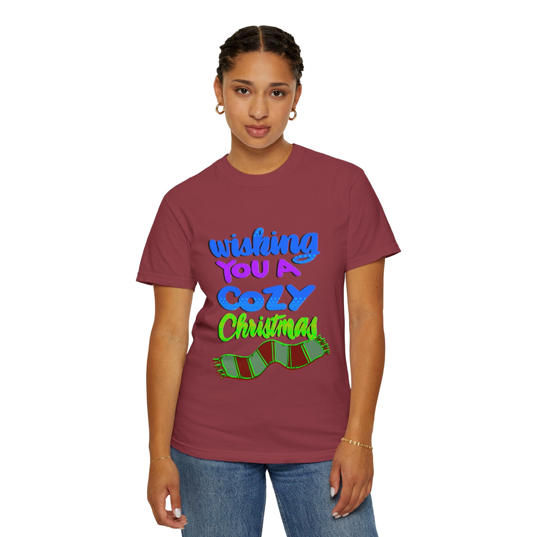 COZY CHRISTMAS Unisex Garment-Dyed T-shirt