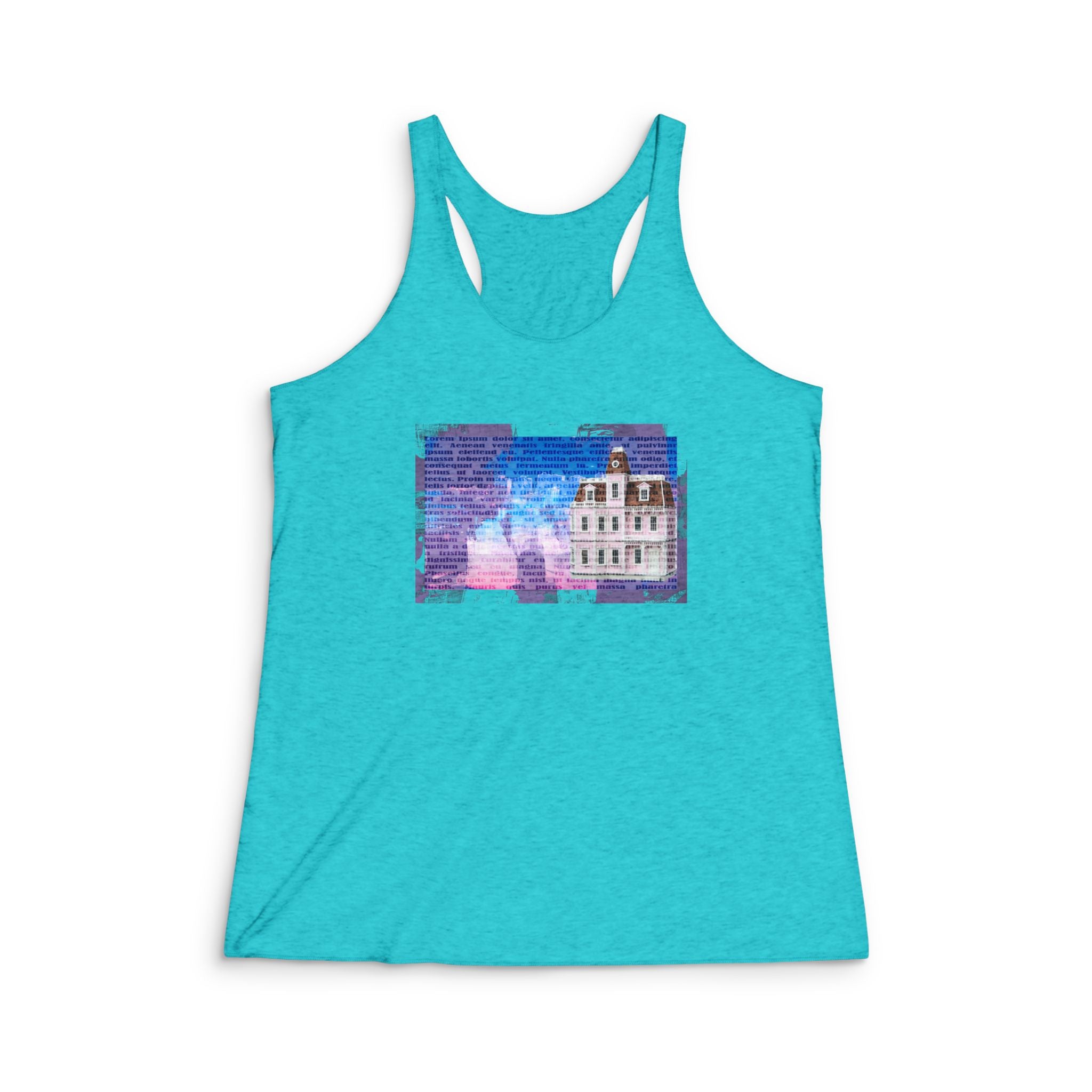 Women's Racerback Tank Top - Bohemian Style Graphic Tee for Summer, Beach, Festival Wear, Gift for Her, Casual Everyday Top