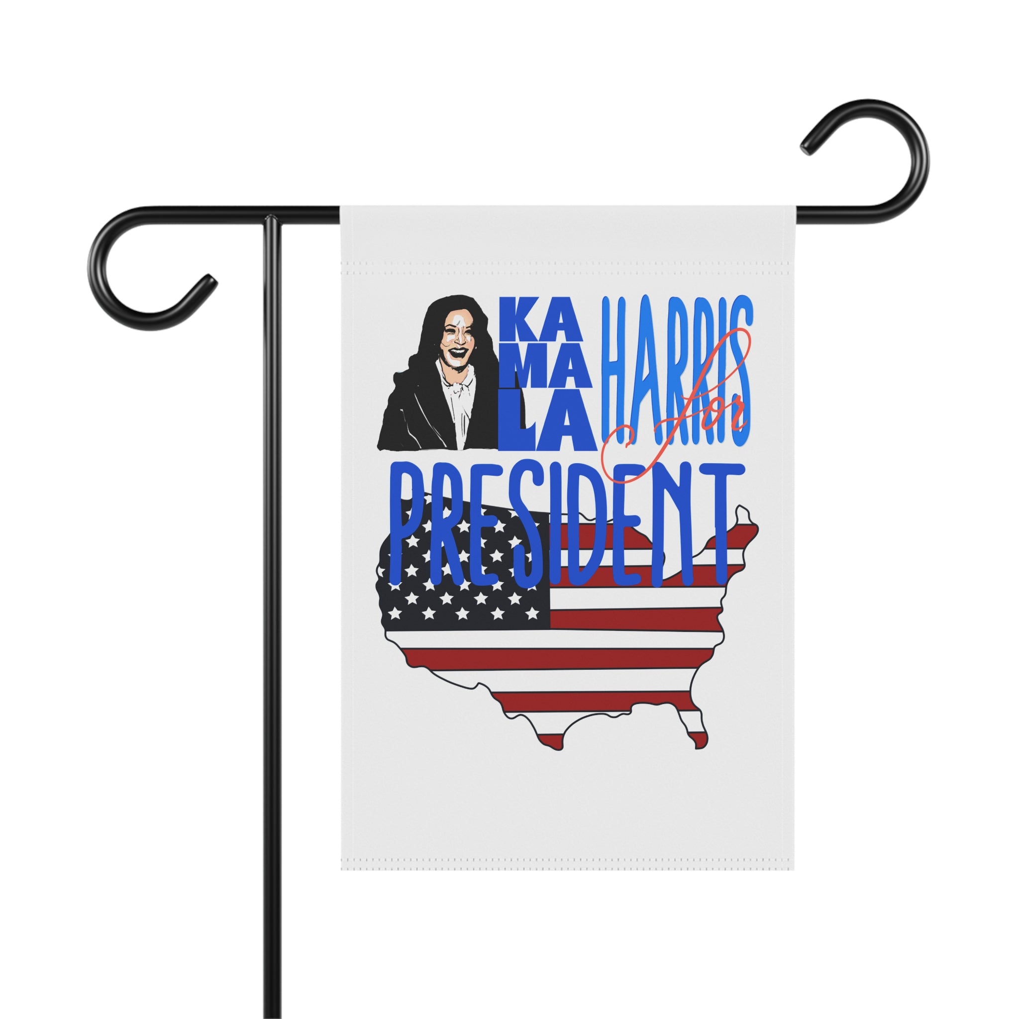 Banner - Kamala Harris for President of The United States of America Hand-Drawn Design