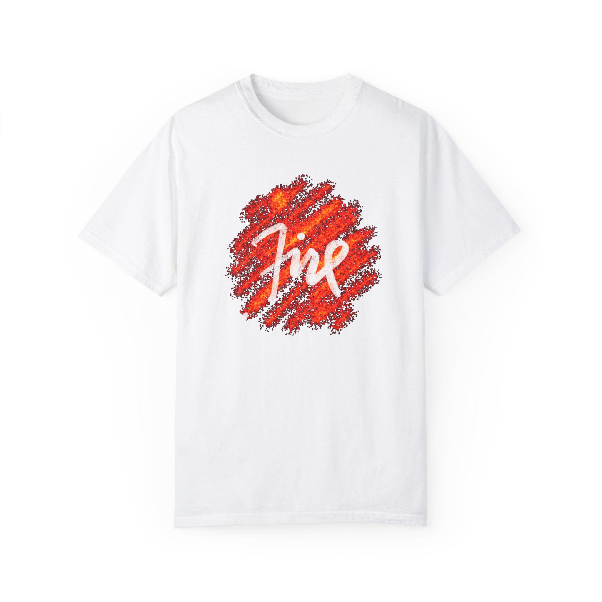 FIRE Unisex Garment-Dyed T-shirt